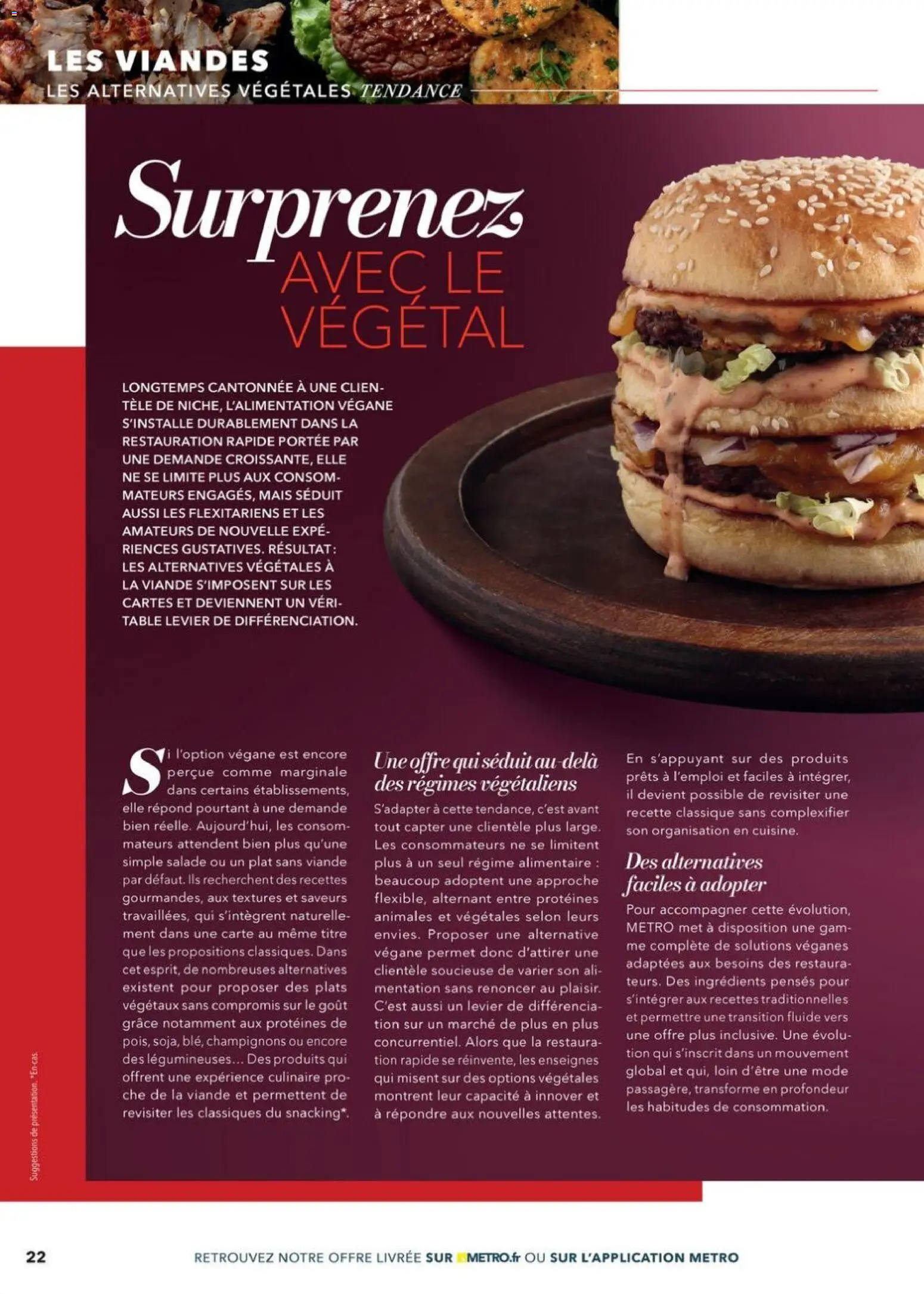 {H1} | Page: 22 | Produits: Salade, Mais, Table, Viande