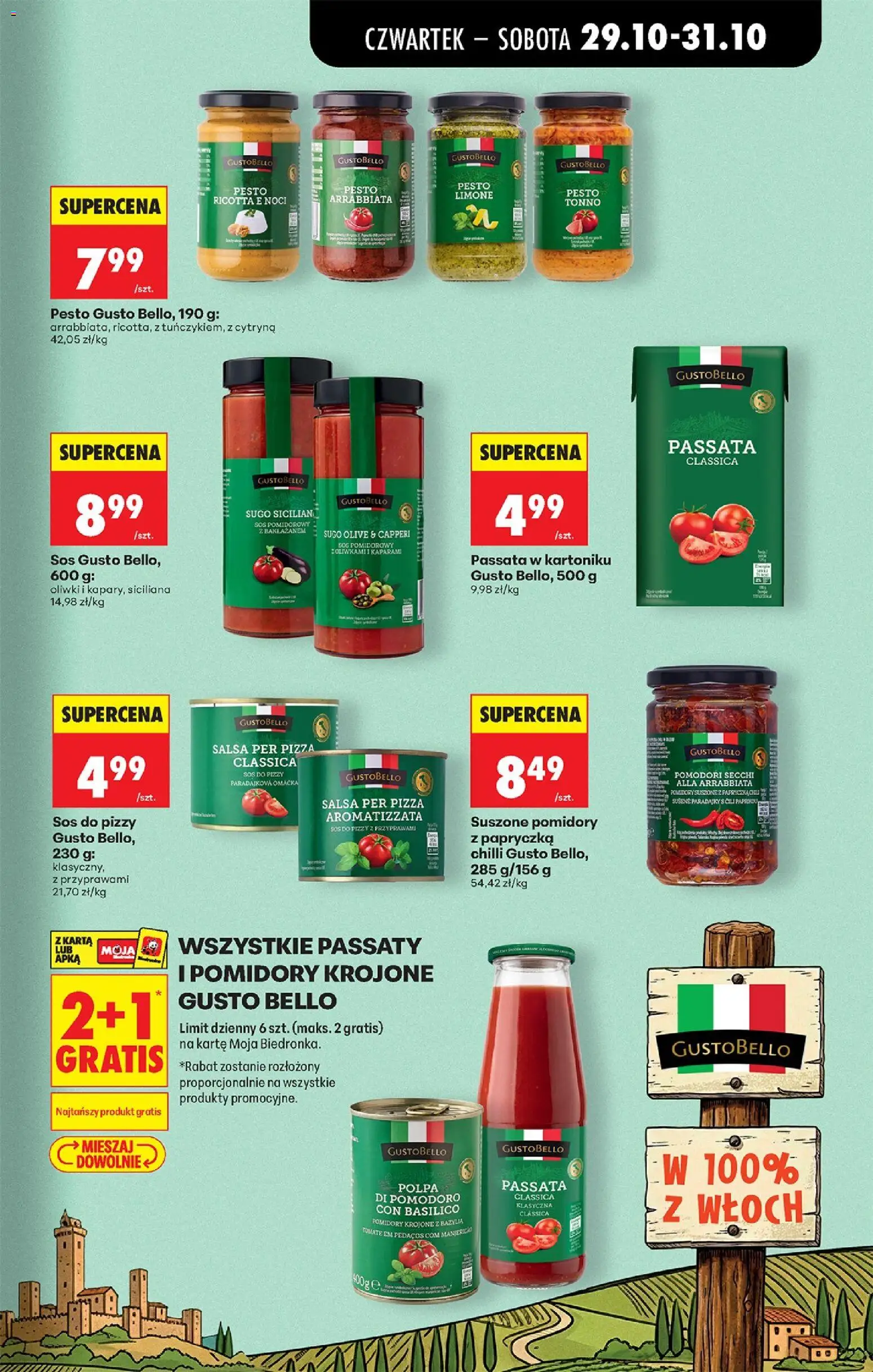 Biedronka Polsko leták - Codziennie niskie ceny od 29.10.2026 | Strana: 61 | Produkty: Parmigiano Reggiano