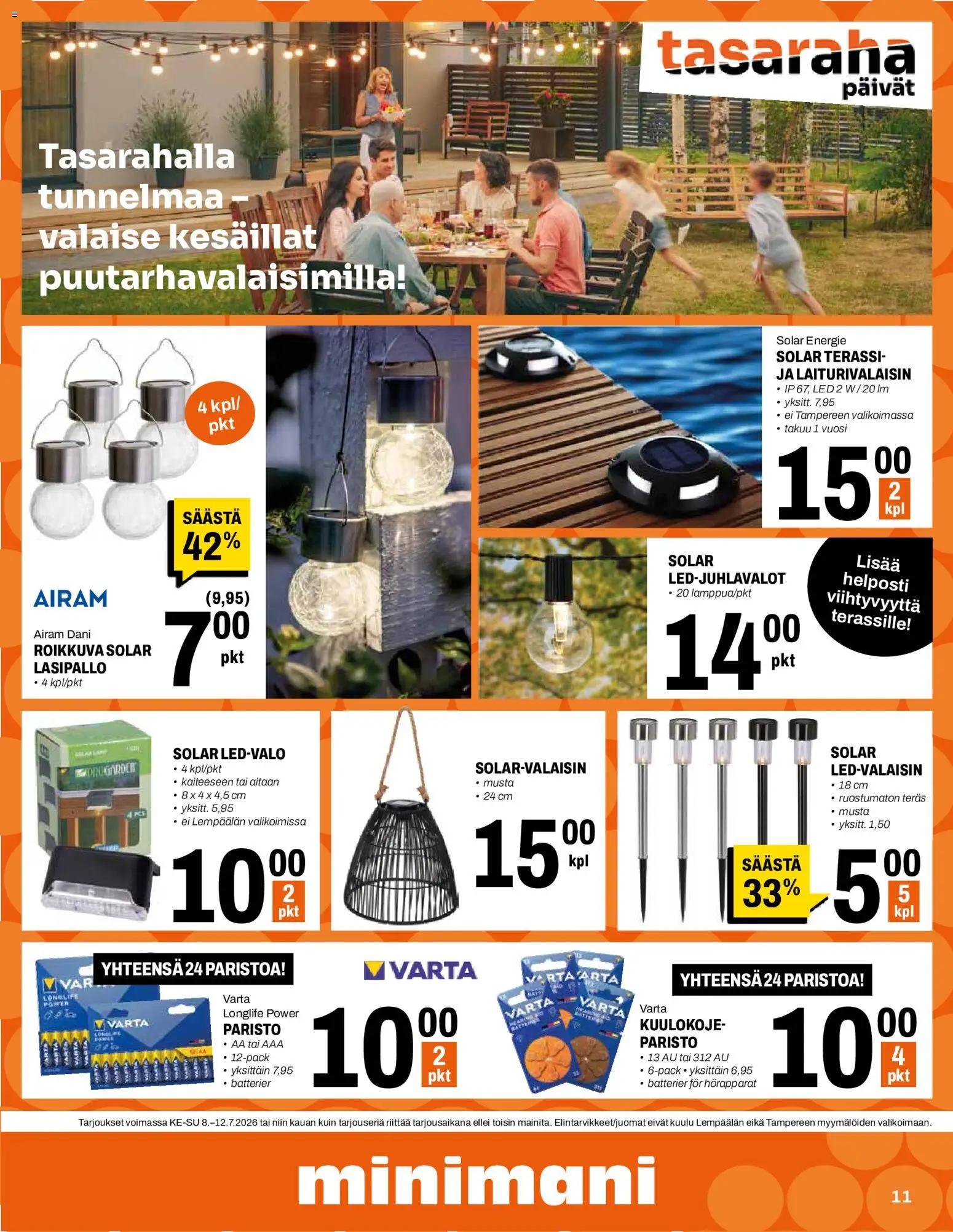 Minimani tarjoukset – voimassa 08/07/2026 alkaen | Sivu: 11