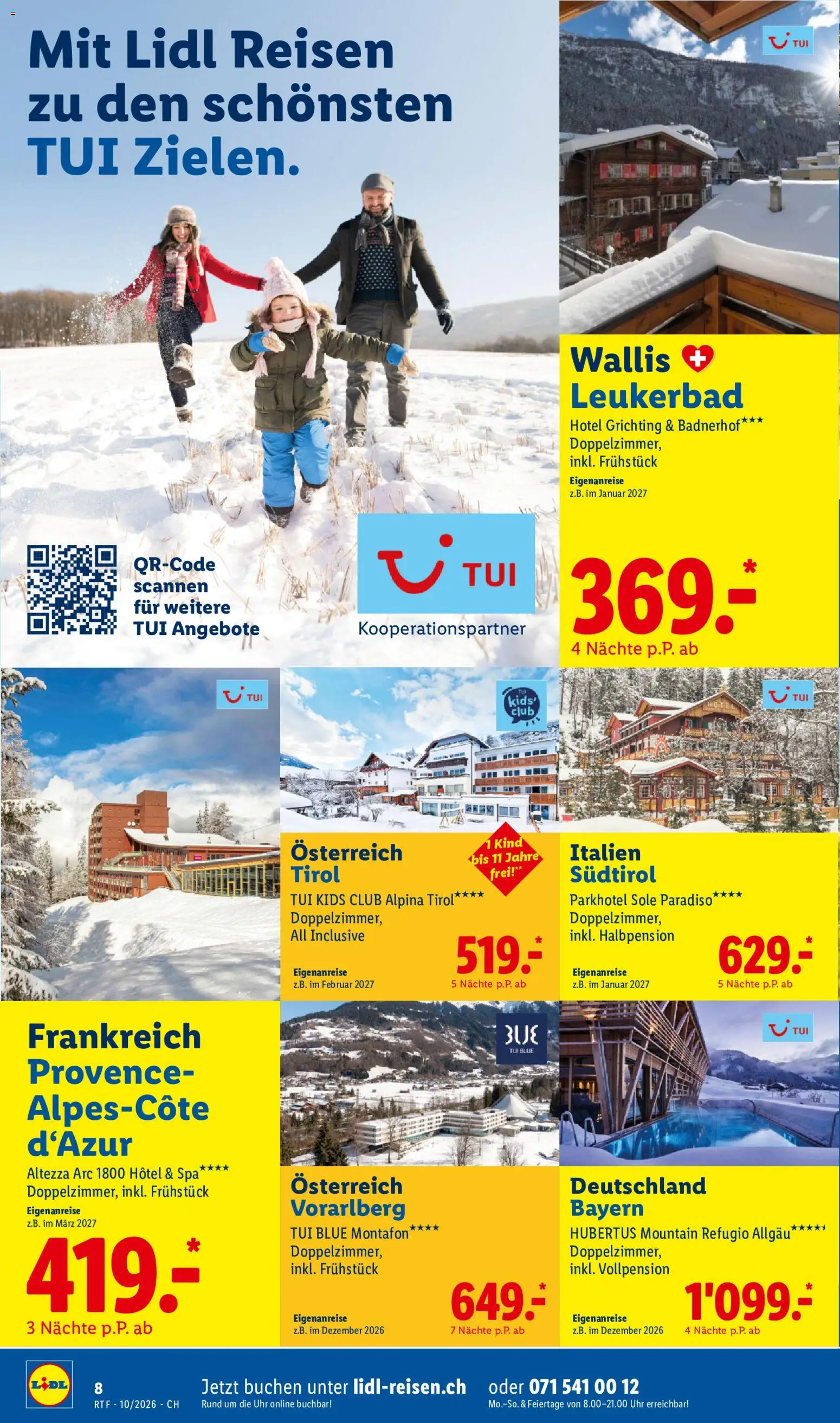 Lidl aktionen Oktober/November Reise-Highlights – gültig ab 14.10.2026 | Seite: 8