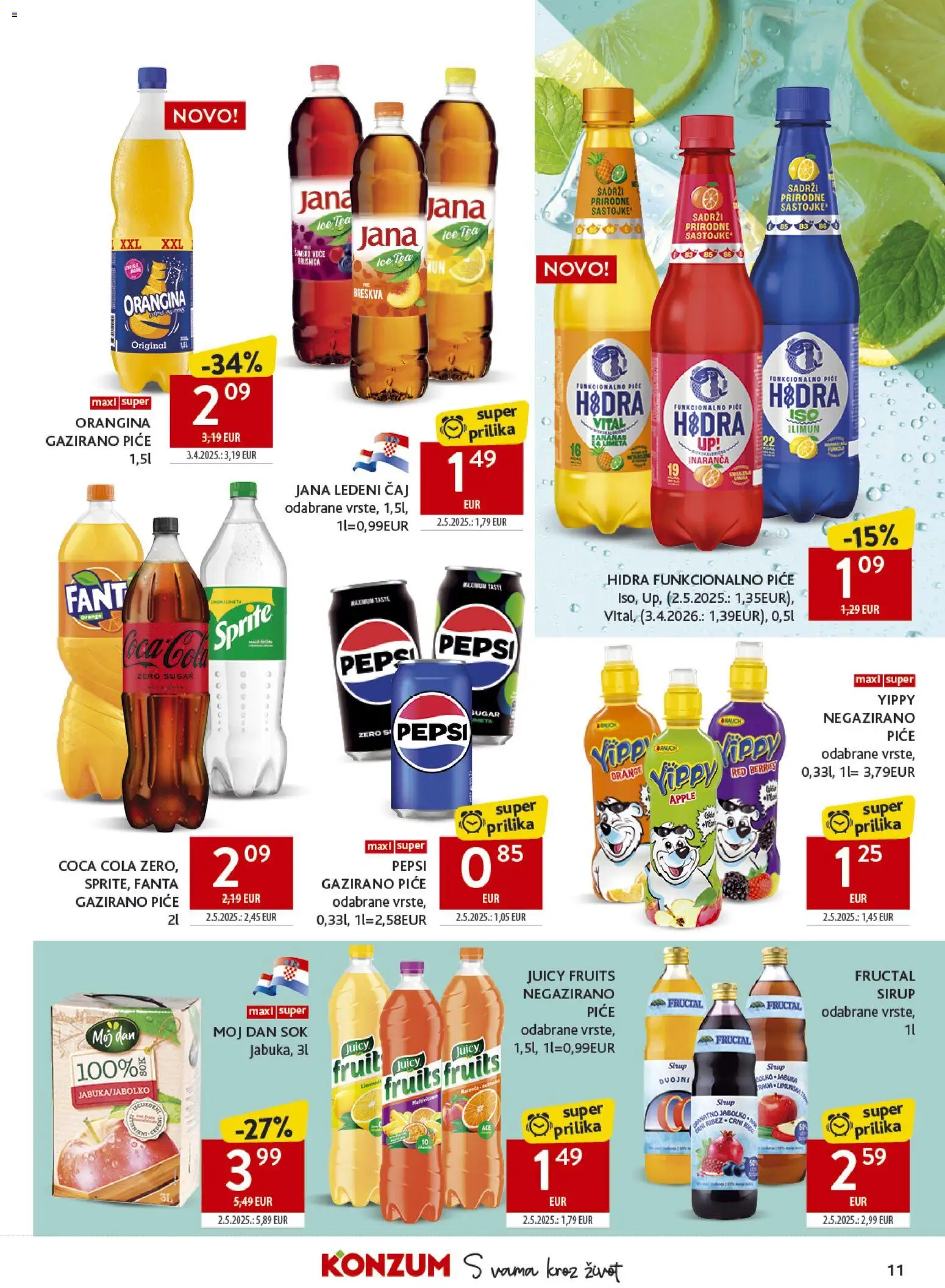 Konzum HR akciós ujság - amely érvényes a következő dátumtól: 27.05.2026 | Oldal: 11