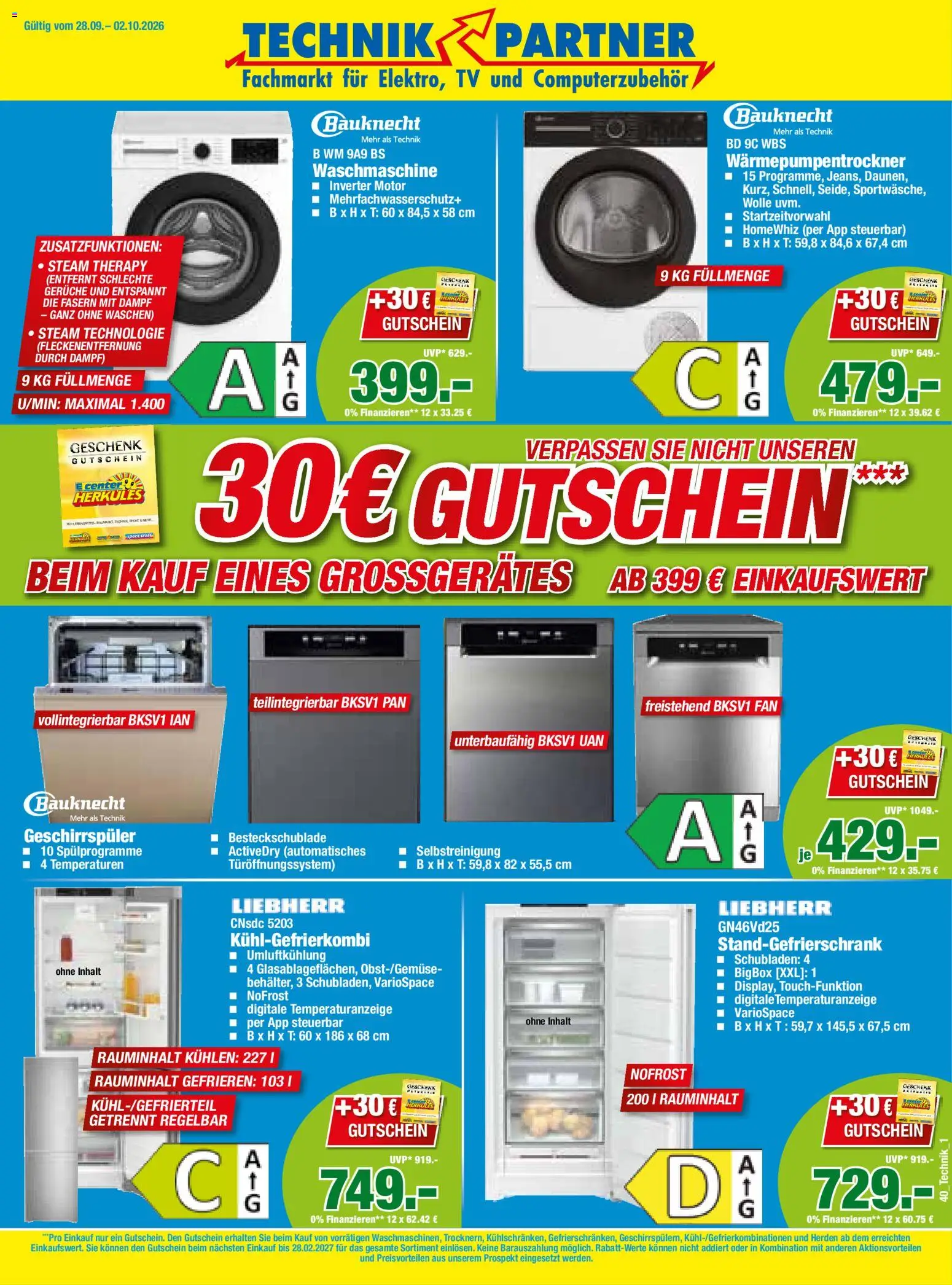 Herkules Technik Partner Montag, 28. September