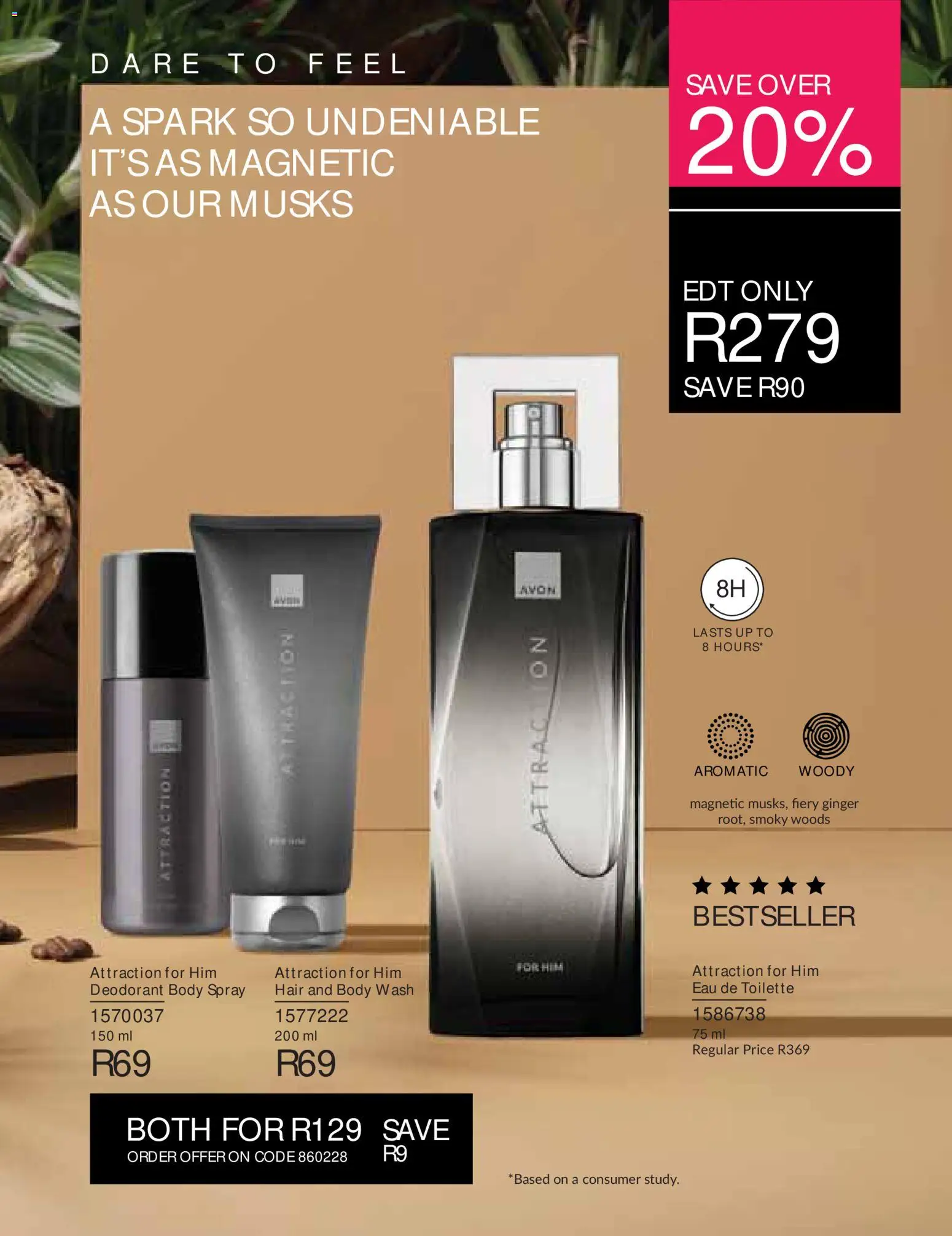 New Avon catalogue – valid from 01/10/2026 | Page: 85 | Products: Body spray, Eau de toilette, Deodorant, Body wash