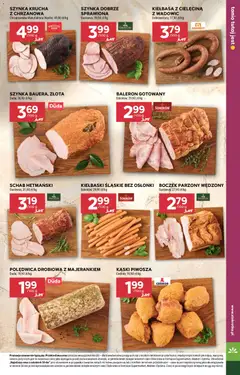 Pogląd oferty "Stokrotka gazetka" - ważna od 24.09.2026 | Strona: 19 | Produkty: Stokrotka, Kiełbaski, Boczek parzony, Cielęcina