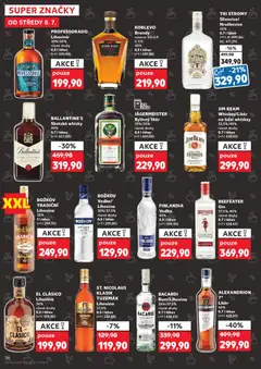 Náhled letáku Kaufland leták od 08.07.2026 | Strana: 26 | Produkty: Jägermeister, Hruškovice, Ballantine's, Božkov