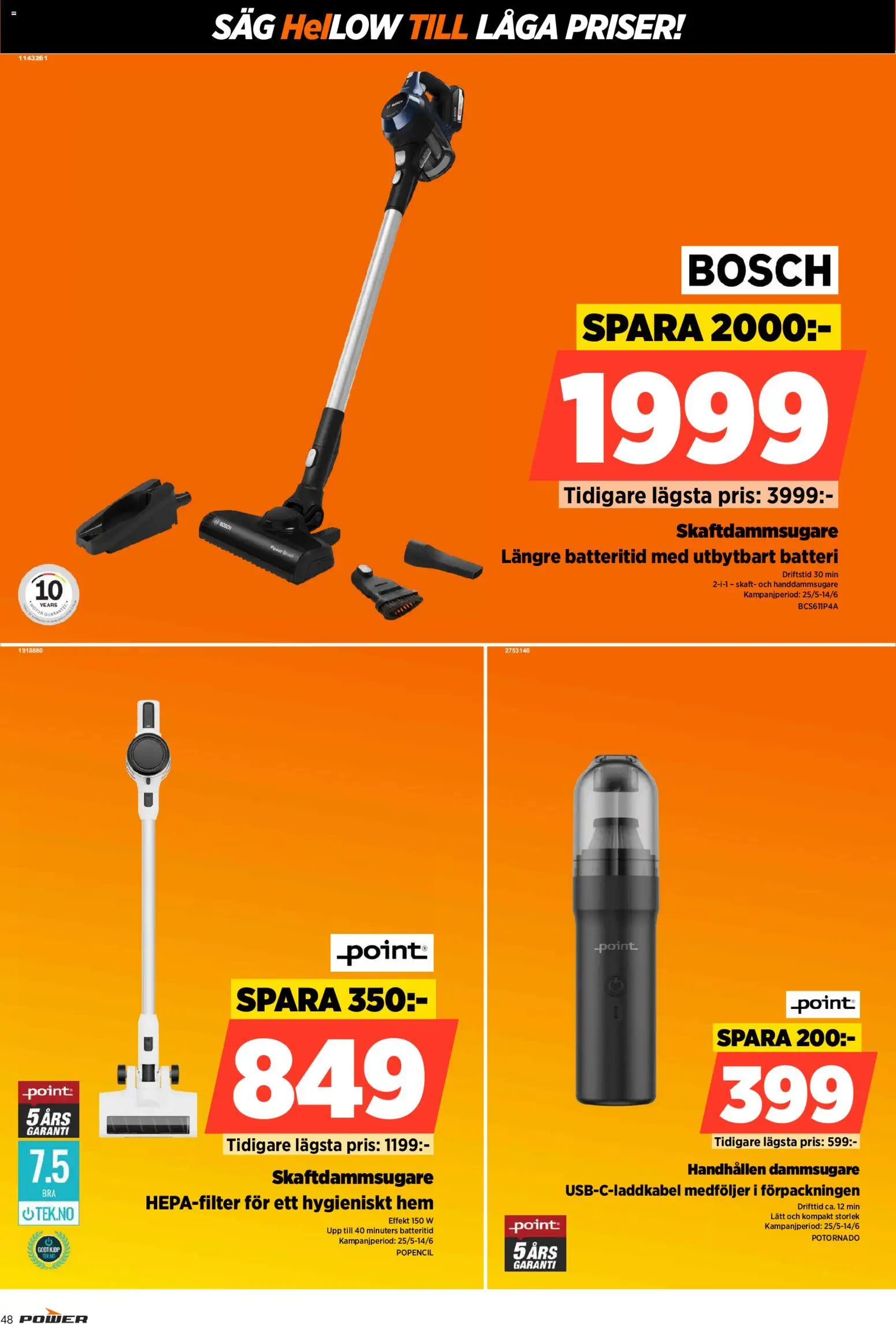 Power reklamblad aktuell från 25.05.2026 | Sida: 48
