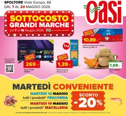 Anteprima del volantino Oasi volantino Spoltore valido a partire dal 07.05.2026