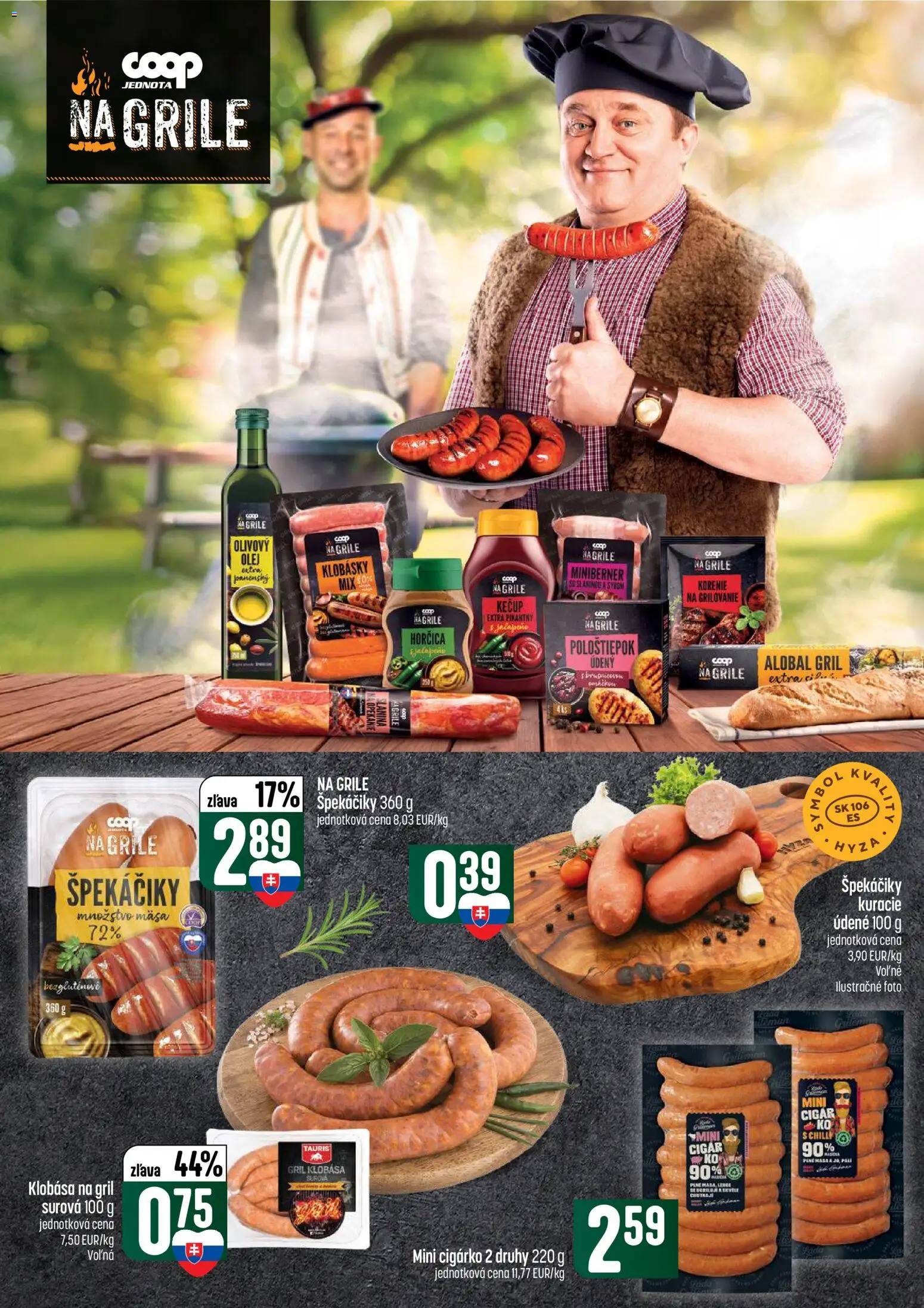 Nové COOP Jednota akcie – leták je platný od 25.06.2026 | Strana: 10 | Produkty: Gril, Slanina, Kečup, Korenie