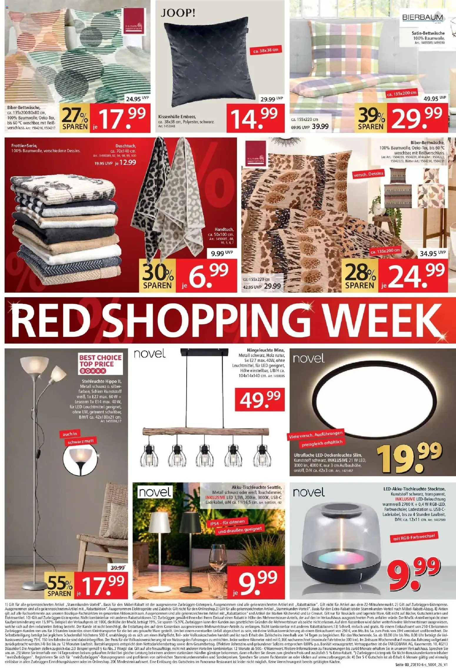 Zurbrüggen - Zurbrüggen: Red Shopping Week – gültig ab 17.10.2026 | Seite: 3 | Produkte: Top, Uhr