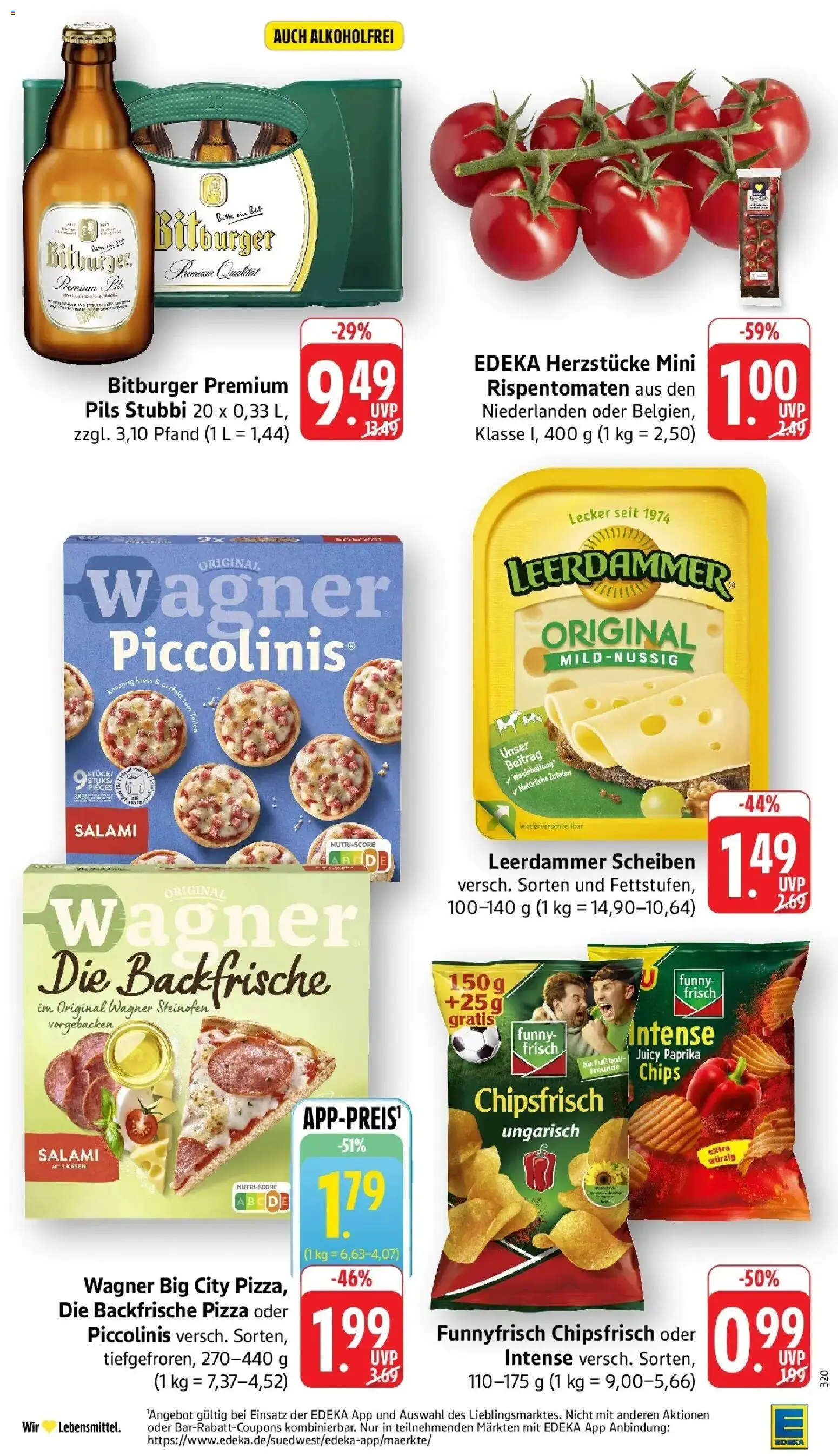 Edeka Prospekt Trier – gültig ab 08.06.2026 | Seite: 2 | Produkte: Funny frisch, Fußball, Paprika, Salami