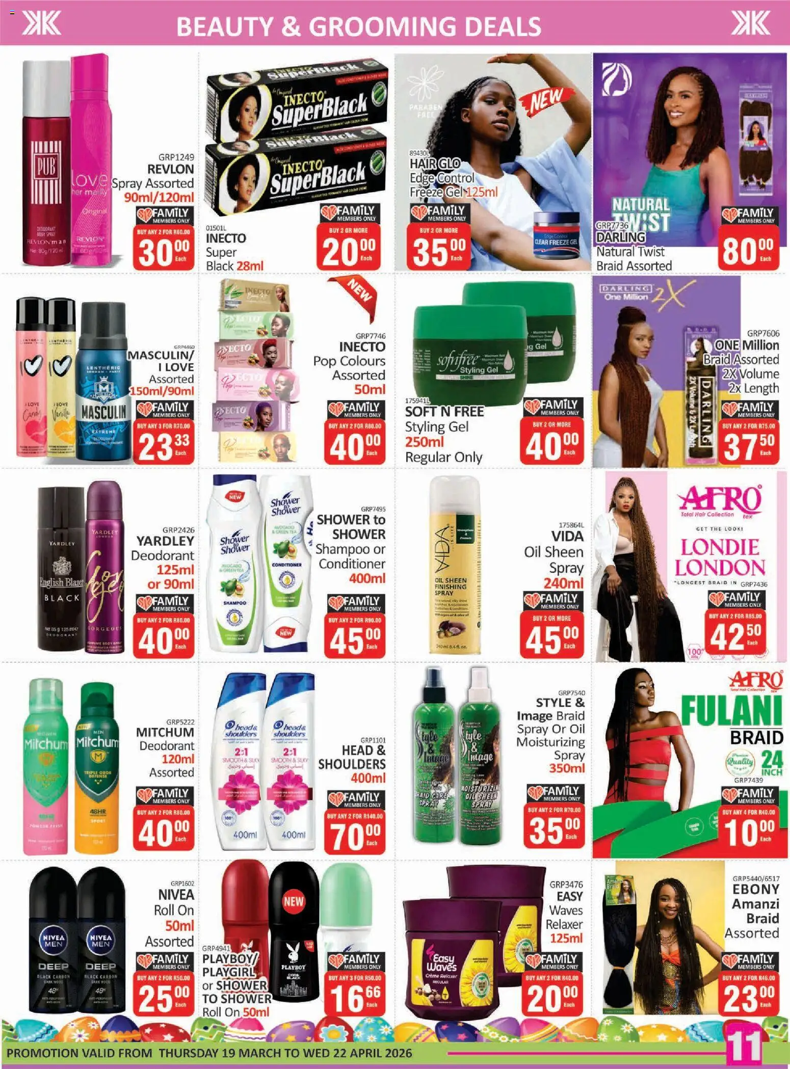 New KIT KAT Cash & Carry catalogue – valid from 19.03.2026 | Page: 11 | Products: Blazer, Shower, Body spray, Relaxer