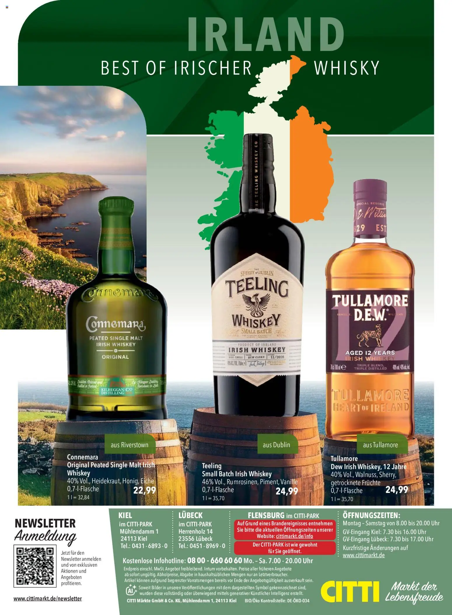 CITTI Markt Whisky – gültig ab 30.09.2026 | Seite: 4 | Produkte: Whisky, Rum, Vanille, Uhr