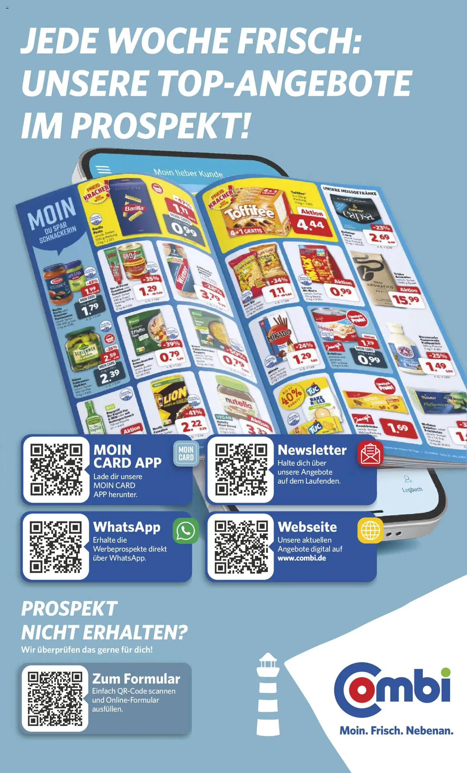 Combi Prospekt – gültig ab 17.08.2026 | Seite: 32 | Produkte: Rapsöl, Pfeffer, Toffifee, Pasta