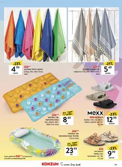 MADRAC NA NAPUHAVANJE, žuti, tirkizni, dim.: 188x71cm, kom - Pregled kataloga iz trgovine Konzum, vrijedi od 11.05.2026 | Stranica: 19