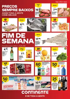Pré-visualização Continente Fim de Semana à Continente válido de 03/07/2026