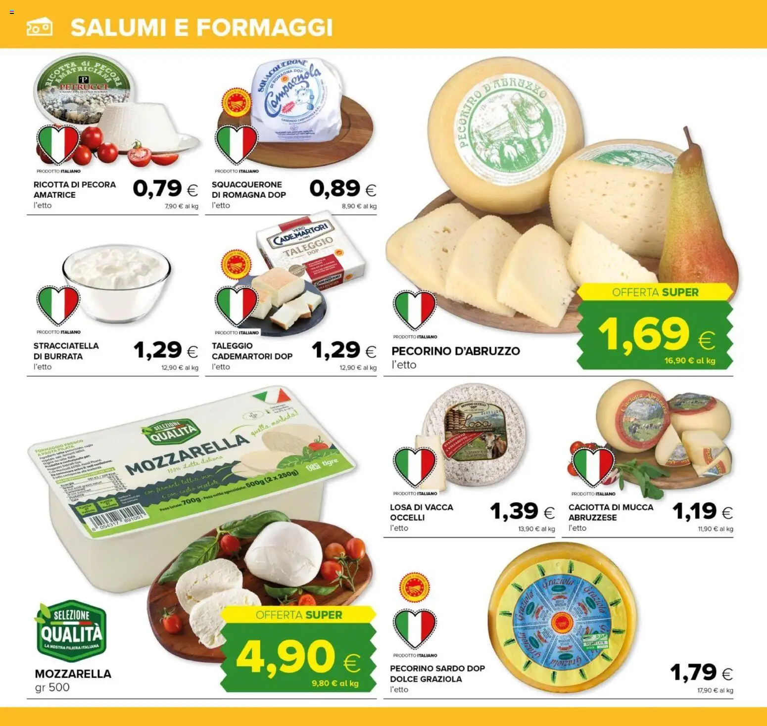 Volantino Oasi del 07.05.2026 | Pagina: 12 | Prodotti: Mozzarella, Latte, Formaggio, Ricotta