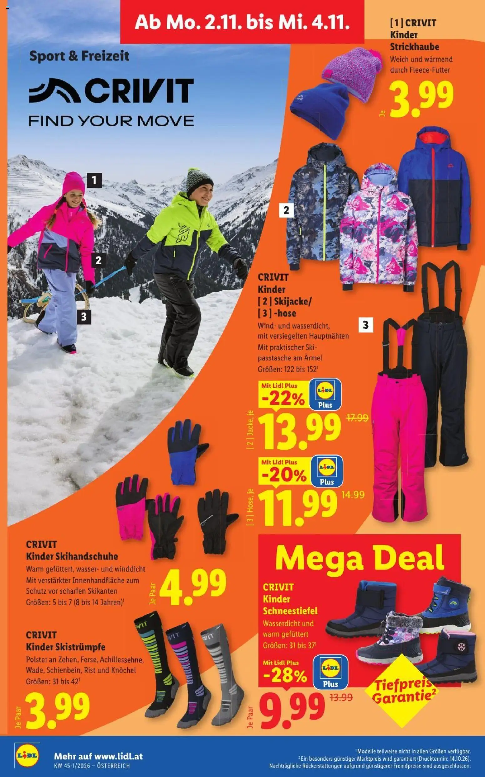 Lidl Flugblatt gültig ab 29.10.2026 | Seite: 35 | Produkte: Hose, Wasser