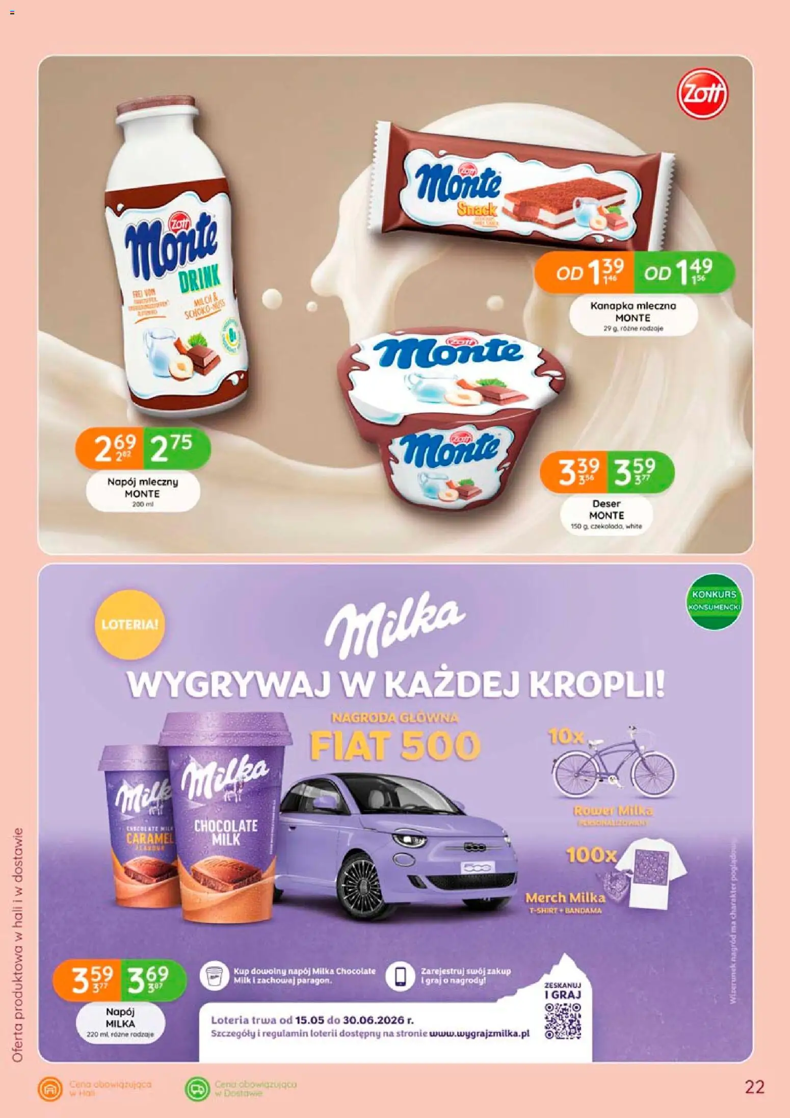Eurocash gazetka od 28.05.2026 | Strona: 22 | Produkty: Rower, Milka