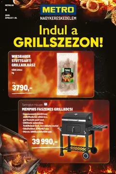 Metro Grillszezon katalógus 2026/04 - amely érvényes a következő dátumtól: 07.04.2026