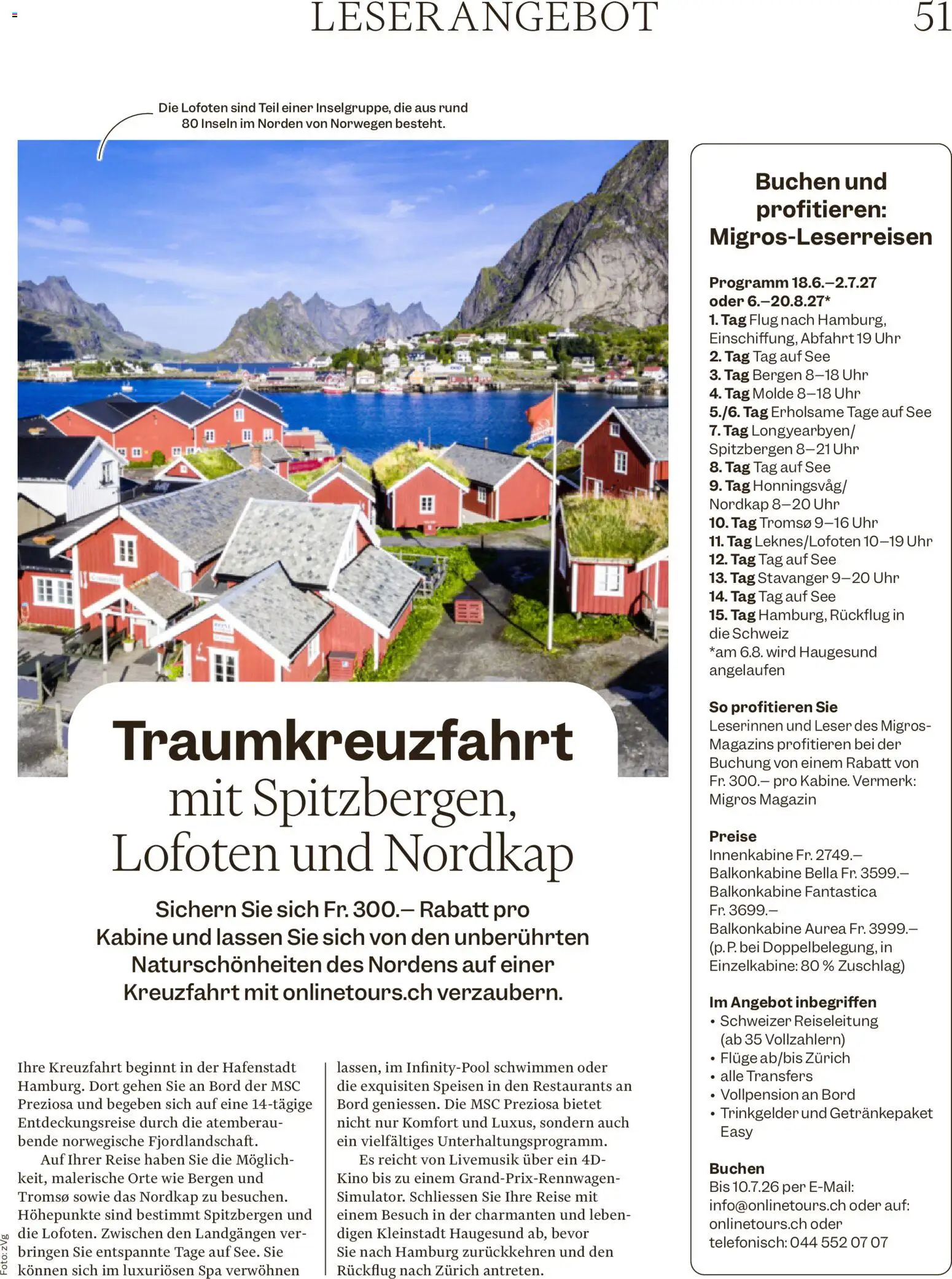 Migros aktionen Magazin – gültig ab 10.06.2026 | Seite: 51 | Produkte: Uhr