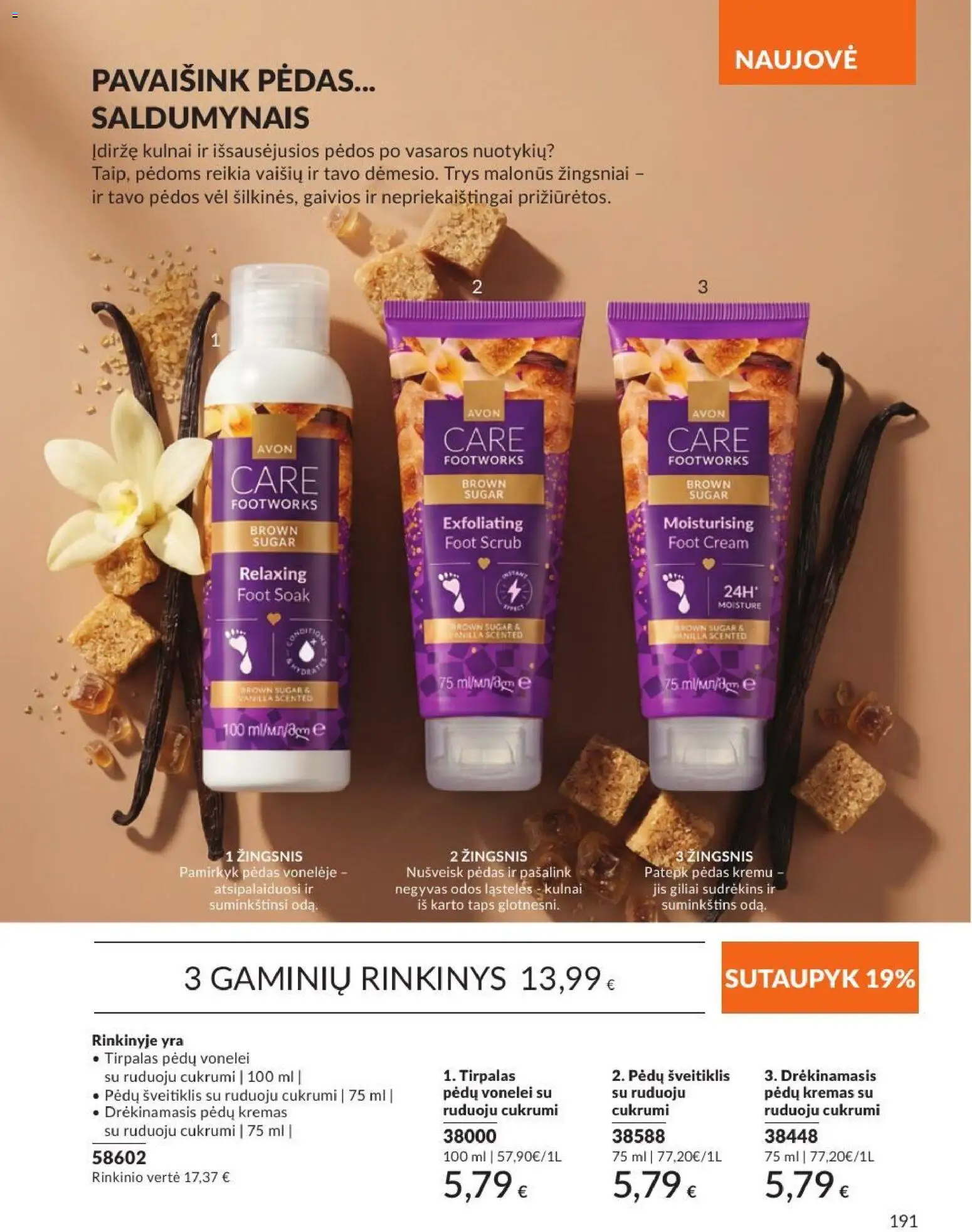 AVON akcijos nuo 2026.09.01 | Puslapis: 191 | Prekių: Kremas, Šveitiklis