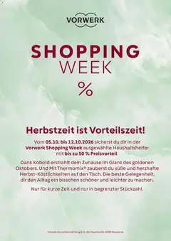 Angebote - Vorwerk: Shopping Week ab 05.10.2026 gültig