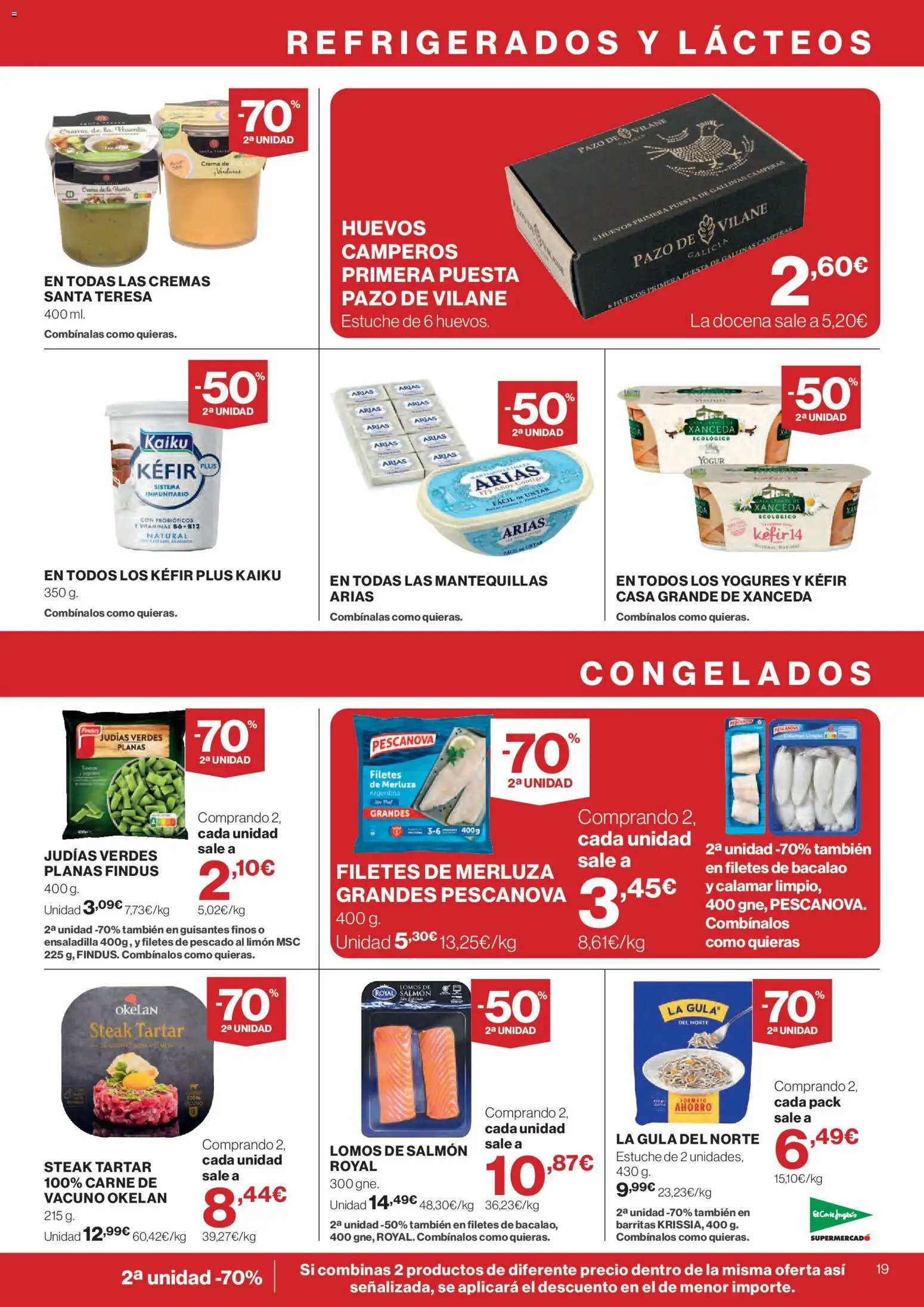El Corte Inglés ofertas │ válido desde el 24/09/2026 | Página: 19 | Productos: Yogur, Pescado, Limón, Probióticos