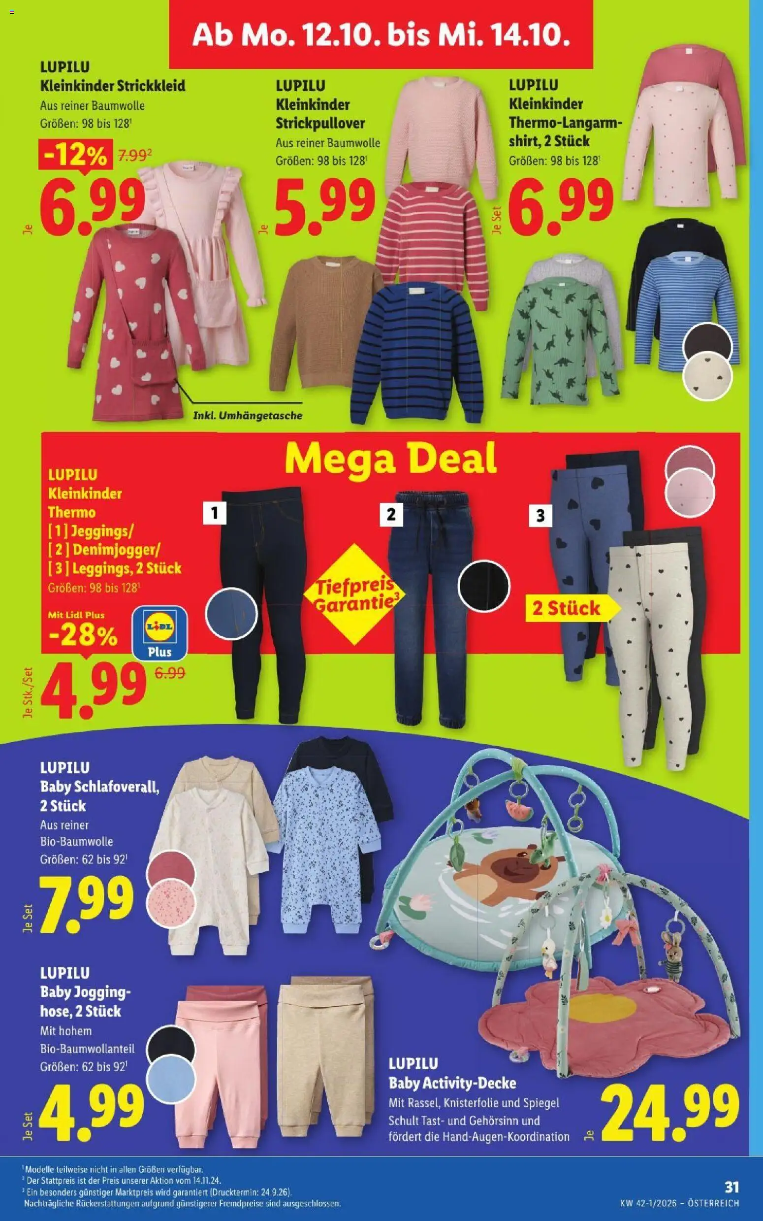 Lidl Flugblatt gültig ab 08.10.2026 | Seite: 40 | Produkte: Leggings, Spiegel