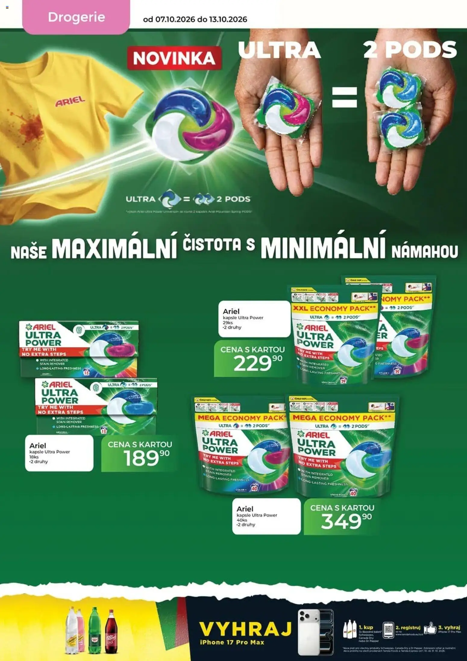 Tamda Foods leták od 07.10.2026 | Strana: 58 | Produkty: Kapsle, Iphone, Ariel, Drogerie