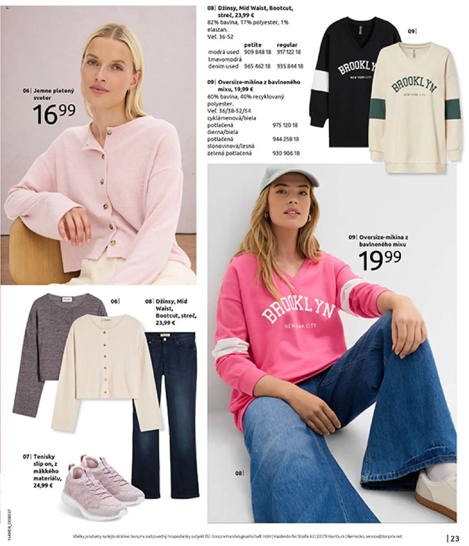 Nové Bonprix akcie – leták je platný od 10.08.2026 | Strana: 25 | Produkty: Tenisky