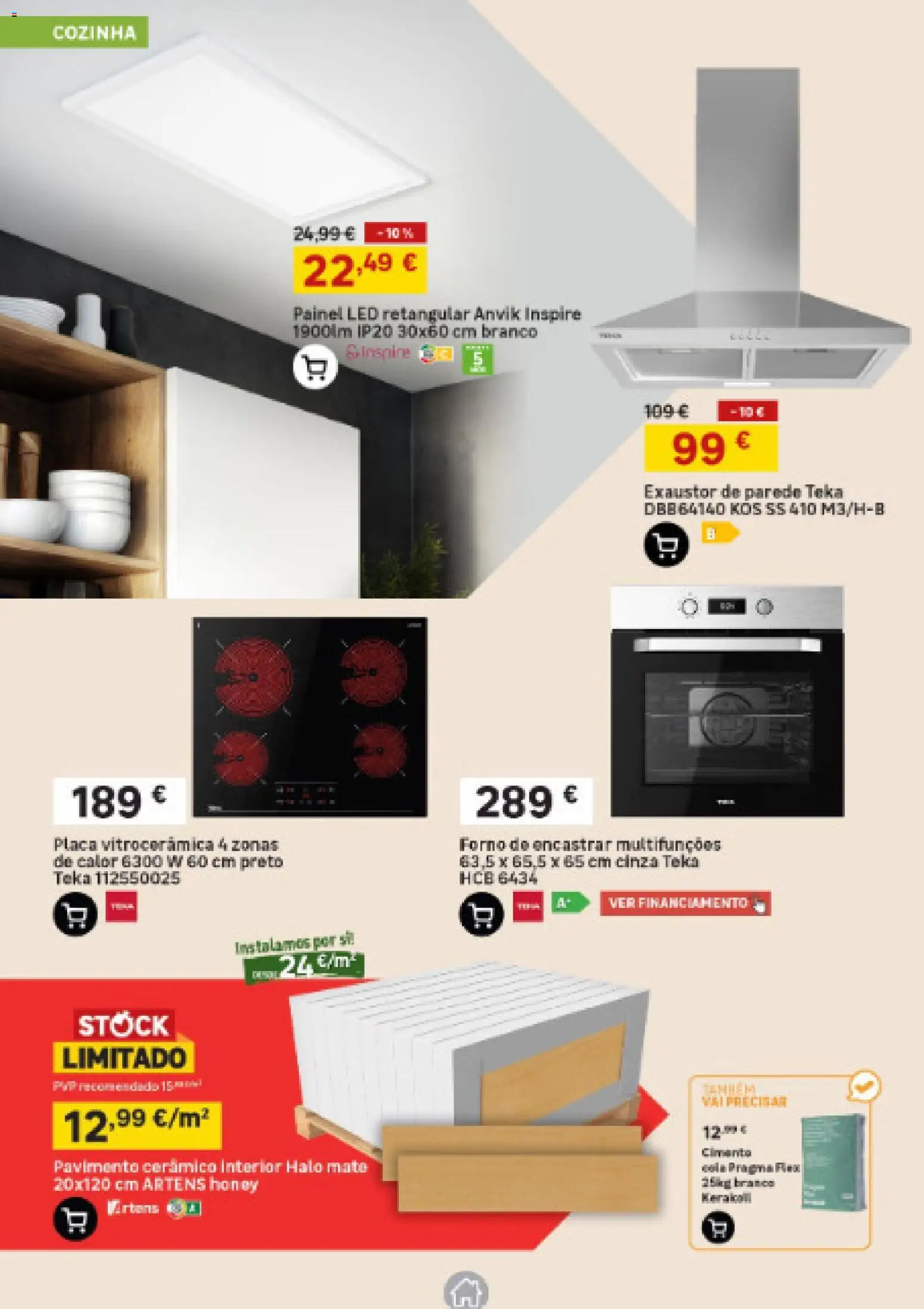 Leroy Merlin Catálogo │ válido de 27/08/2026 | Página: 14 | Produtos: Pavimento cerâmico, Forno, Exaustor