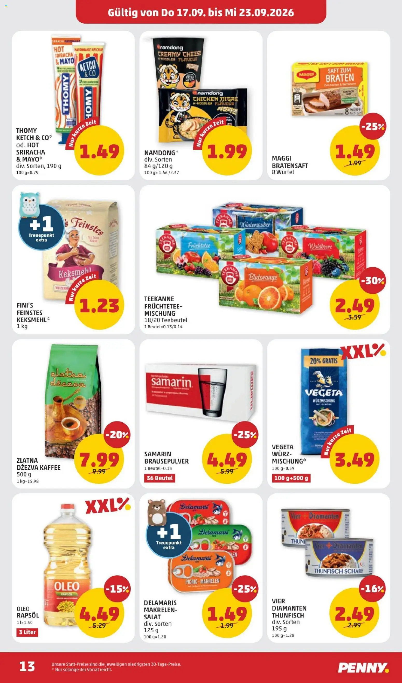 Penny Markt - Flugblatt gültig ab 17.09.2026 | Seite: 13