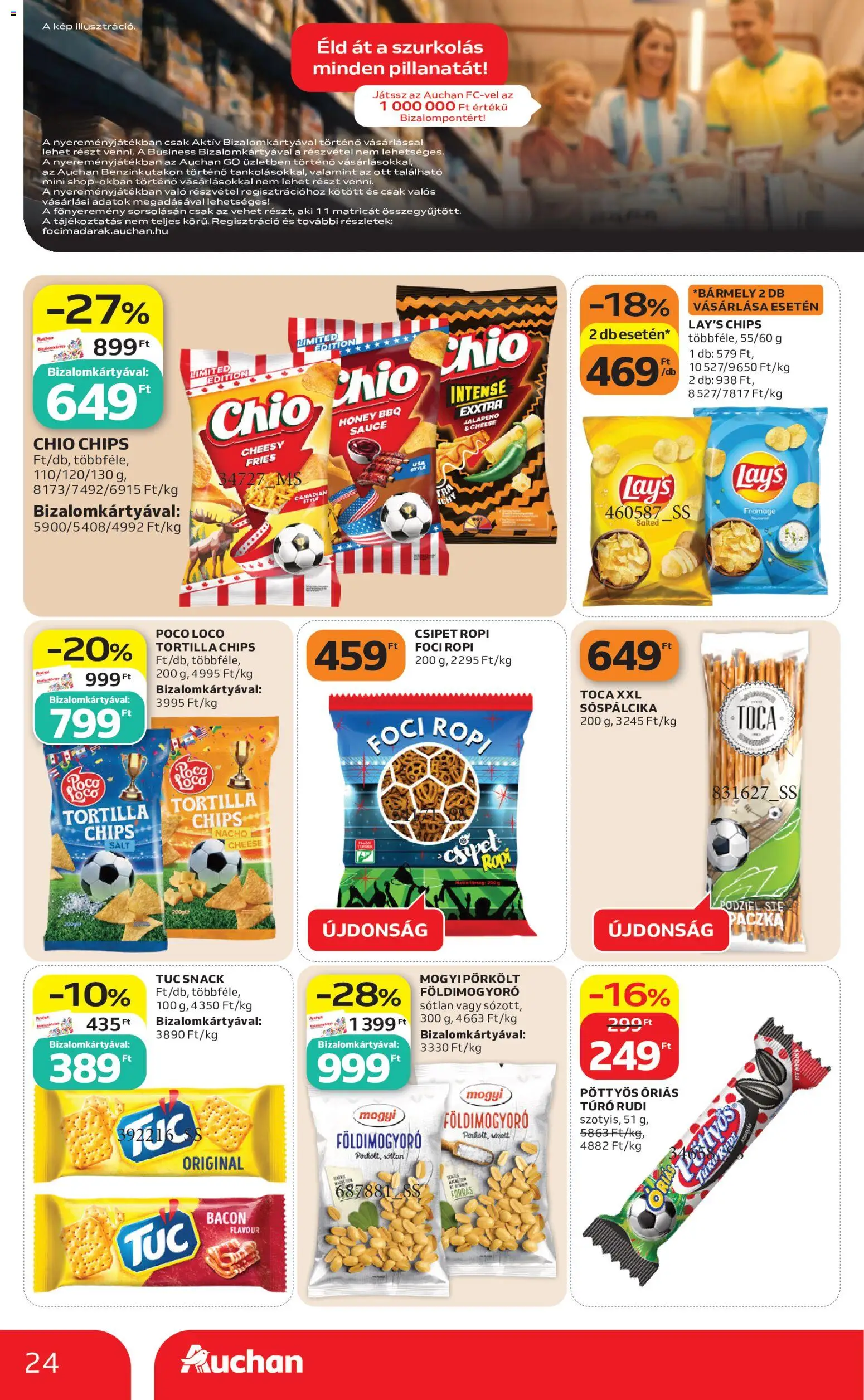 Auchan akciós ujság - amely érvényes a következő dátumtól: 2026.06.25. | Oldal: 24