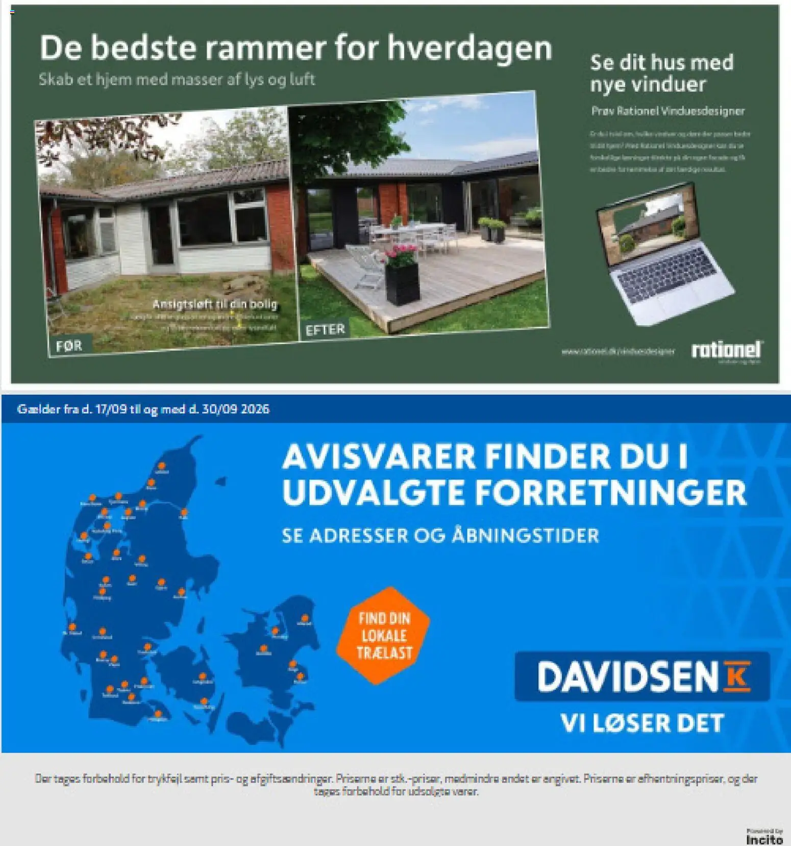 Davidsen tilbudsavis – gyldig fra 17/09/2026 | Side: 25 | Produkter: Rammer, Skab