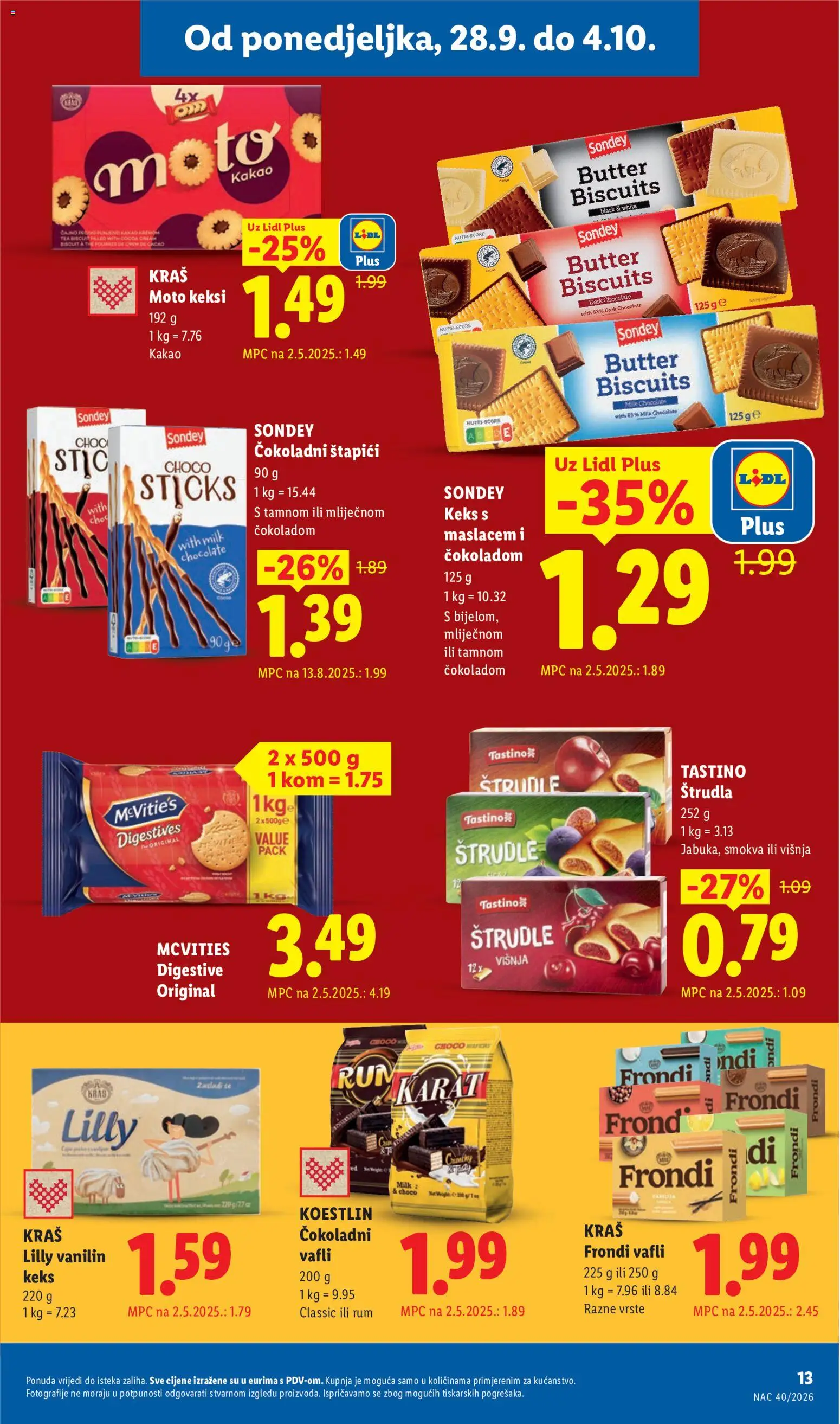 Lidl katalog | vrijedi od 28.09.2026 | Stranica: 13