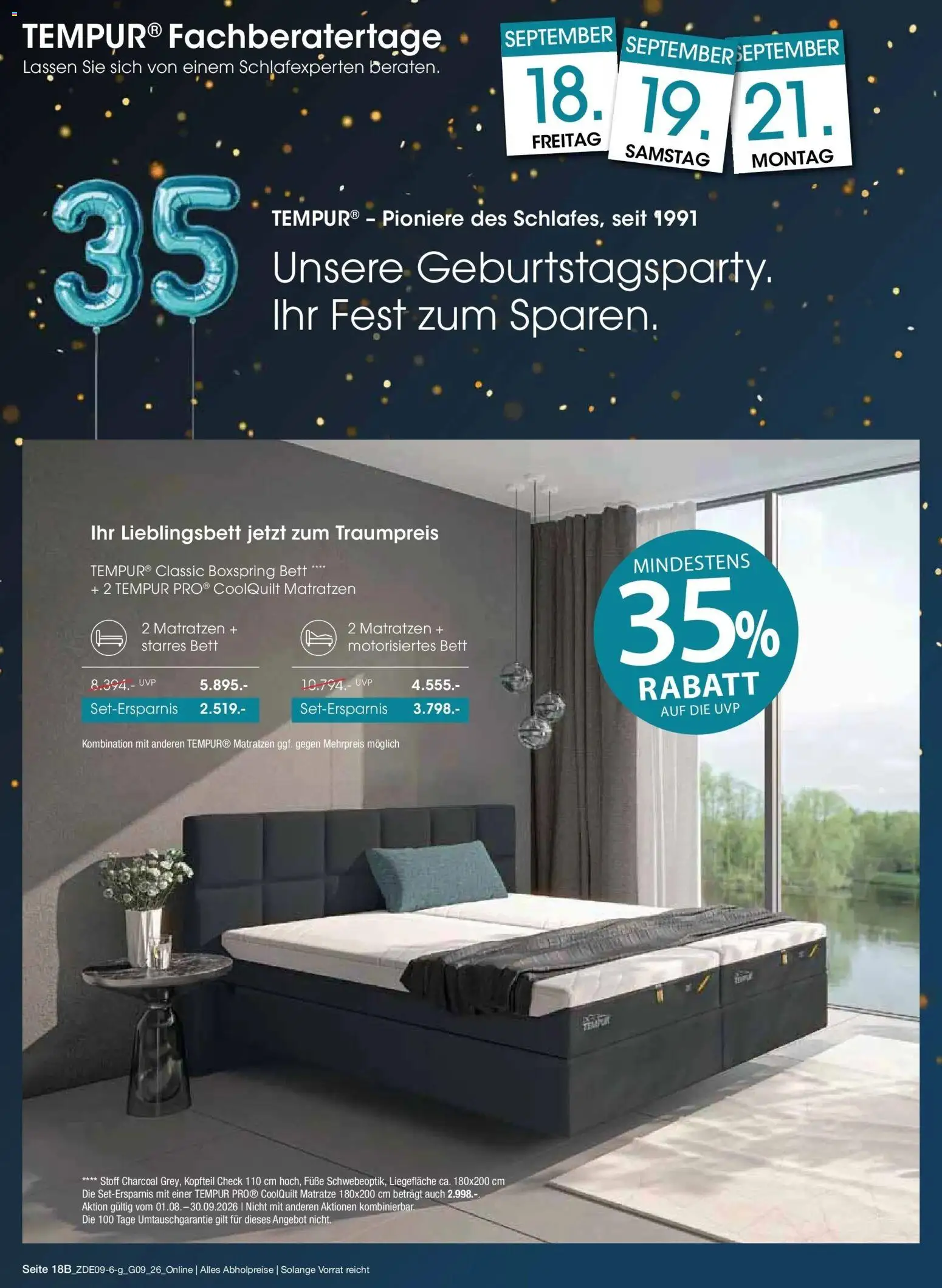 Zurbrüggen Prime Shopping week – gültig ab 12.09.2026 | Seite: 24 | Produkte: Bett, Matratze
