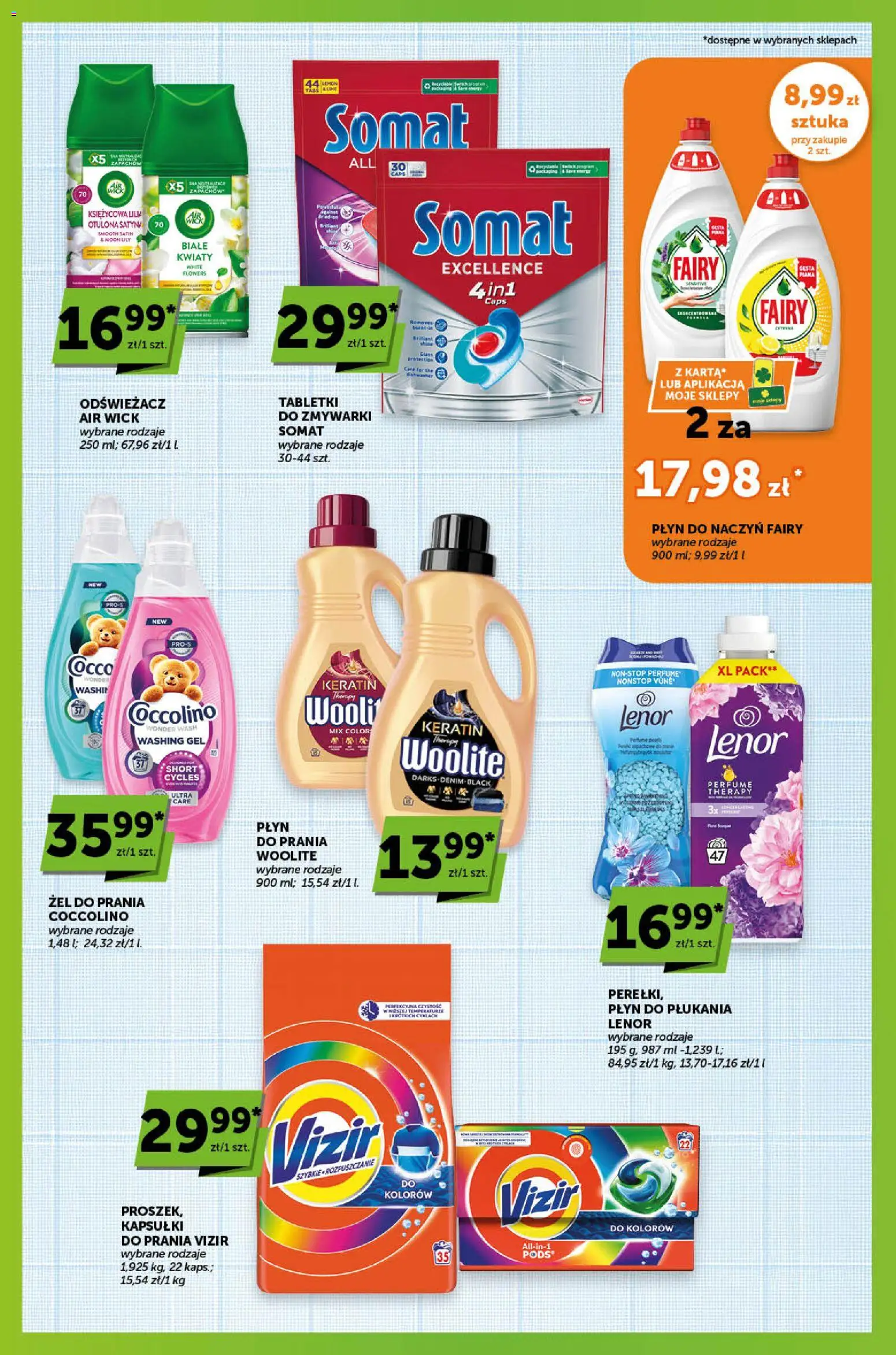 Euro Sklep gazetka - Sprawdź, co więcej od 14.05.2026 | Strona: 7 | Produkty: Odświeżacz, Płyn do naczyń fairy, Coccolino, Kwiaty