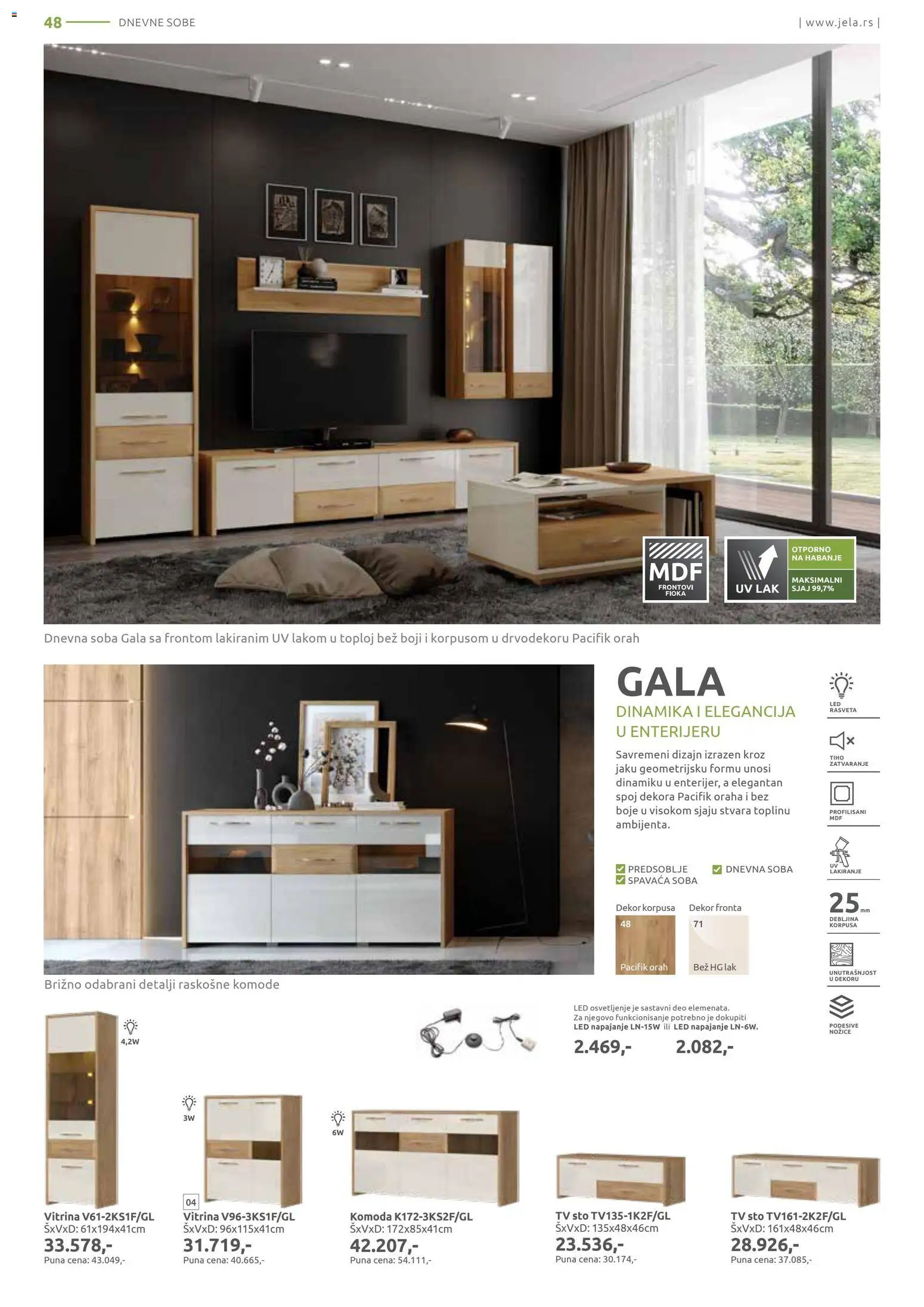 Jela katalog - važi od 06.04.2026 | Strana: 48 | Proizvode: Komoda, Sto, Orah
