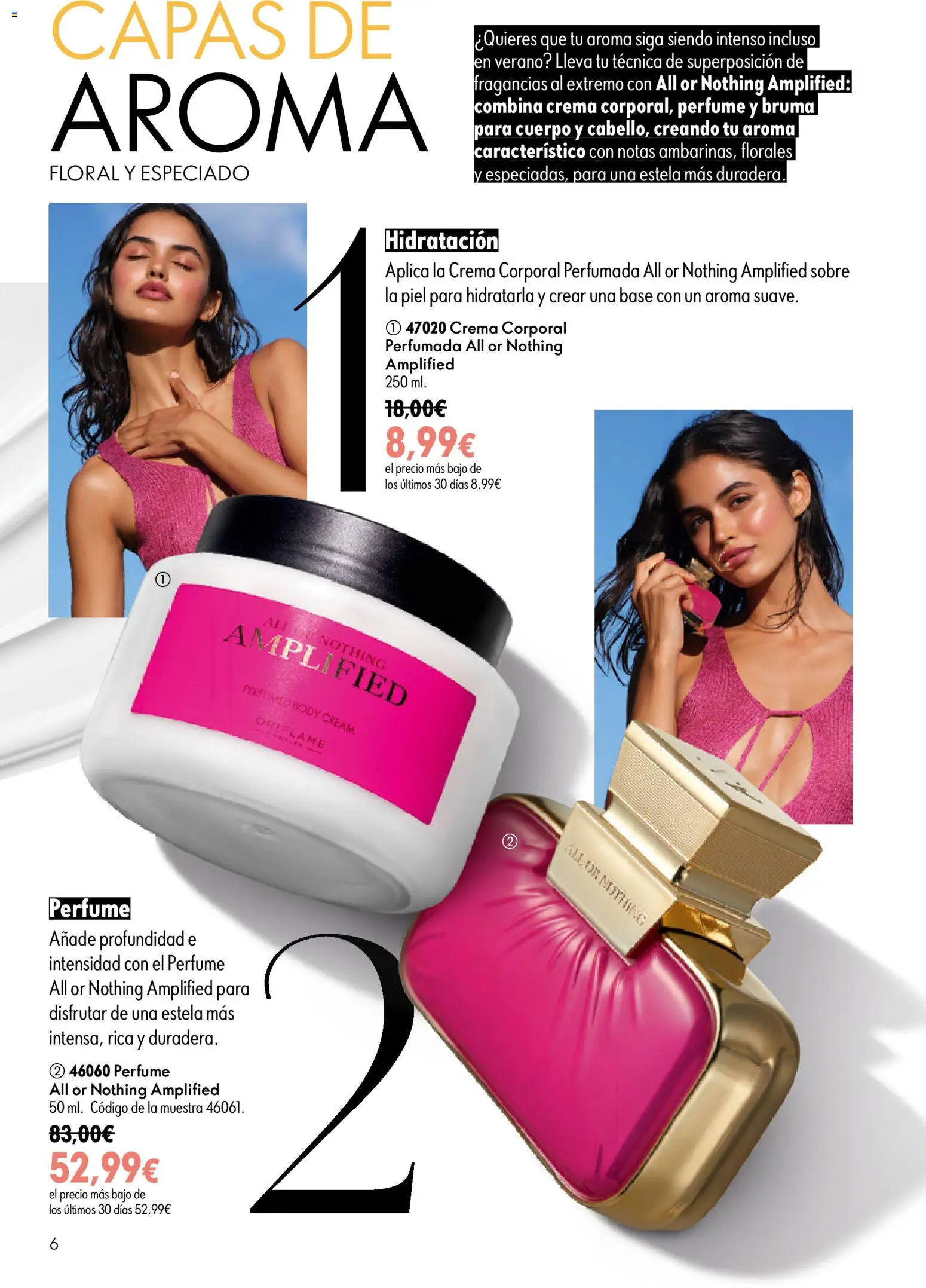 Oriflame - Catálogo Campaña 9 │ válido desde el 24/06/2026 | Página: 6 | Productos: Perfume, Crema, Body