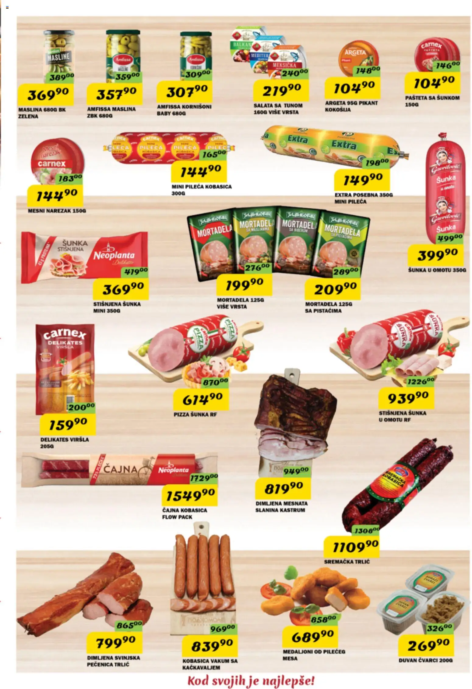 VP Dima katalog - važi od 16.07.2026 | Strana: 5 | Proizvode: Salata, Mortadela, Slanina, Pašteta