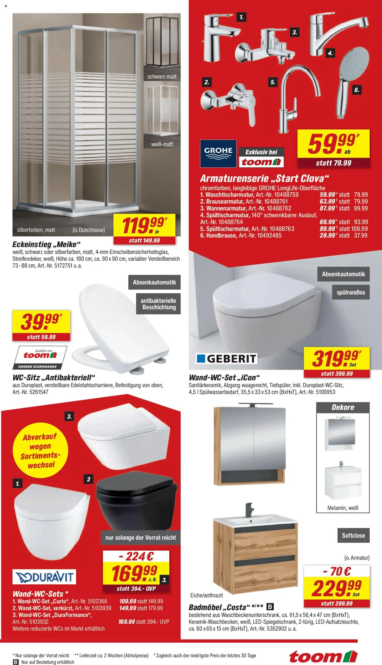 Toom Baumarkt Prospekt – gültig ab 08.08.2026 | Seite: 11 | Produkte: Armatur