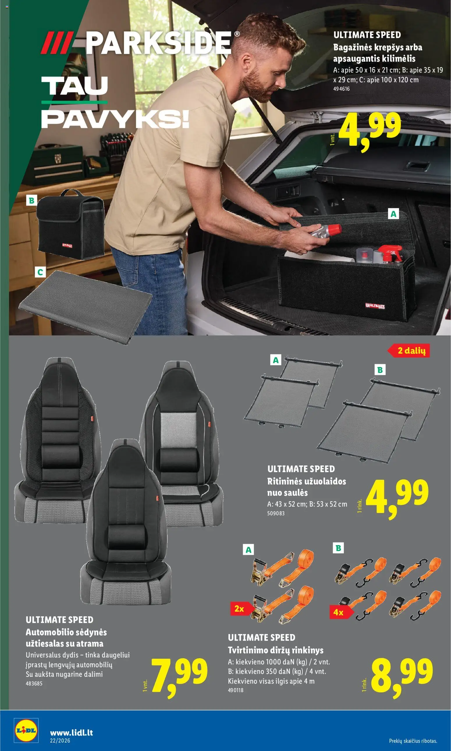 LIDL akcijos nuo 25.05.2026 | Puslapis: 18 | Prekių: Kilimėlis, Krepšys, Užtiesalas, Užuolaidos