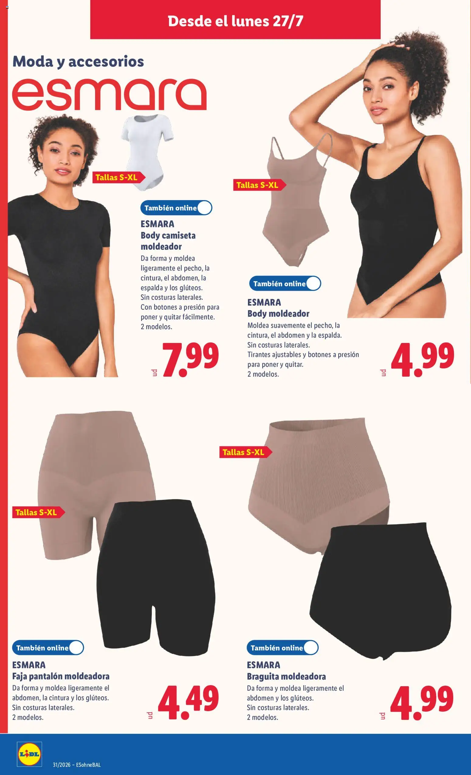 Lidl folleto de bazar │ válido desde el 27/07/2026 | Página: 20 | Productos: Body