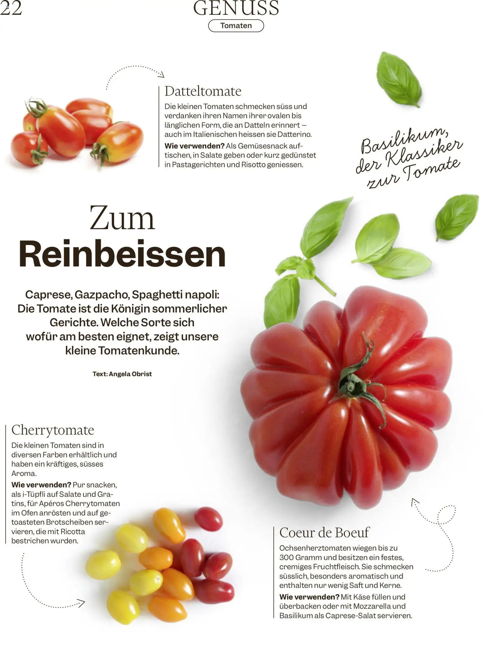 Migros aktionen Magazin – gültig ab 22.07.2026 | Seite: 22 | Produkte: Käse, Saft, Tomaten, Ofen
