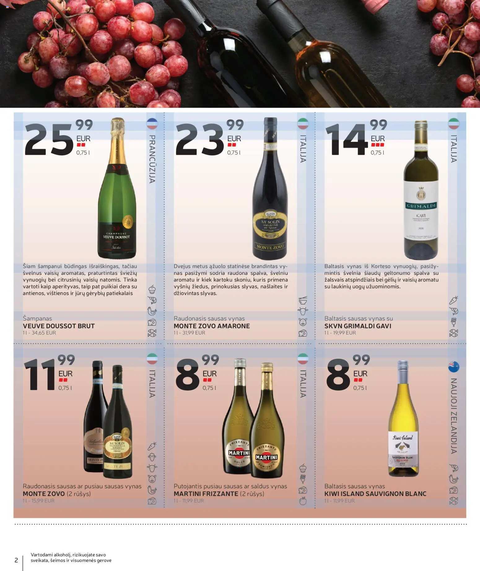 Rimi akcijos nuo 2026.09.22 | Puslapis: 2 | Prekių: Vištienos, Vynas