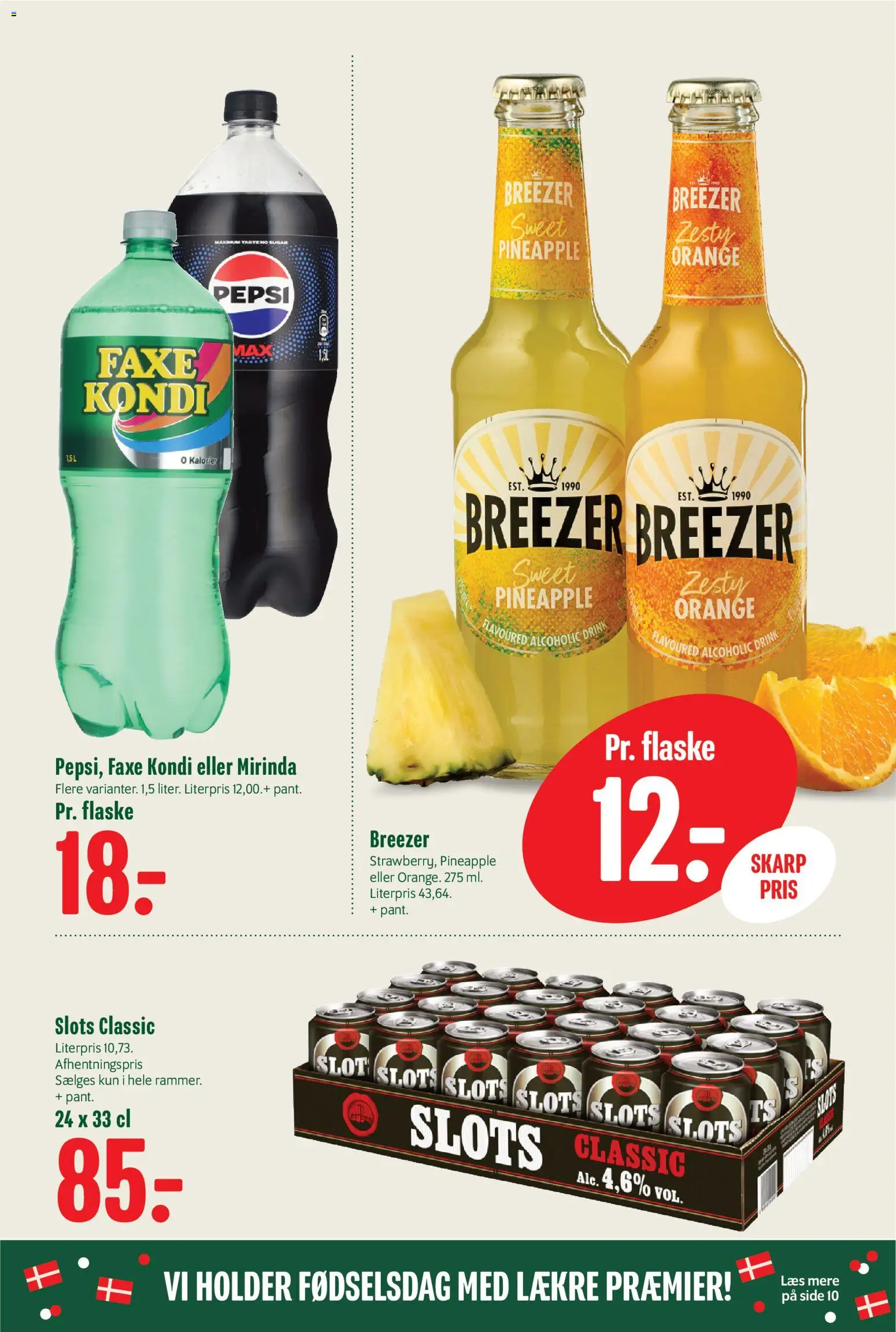 Min Købmand tilbudsavis – gyldig fra 04/09/2026 | Side: 14 | Produkter: Faxe Kondi, Pepsi