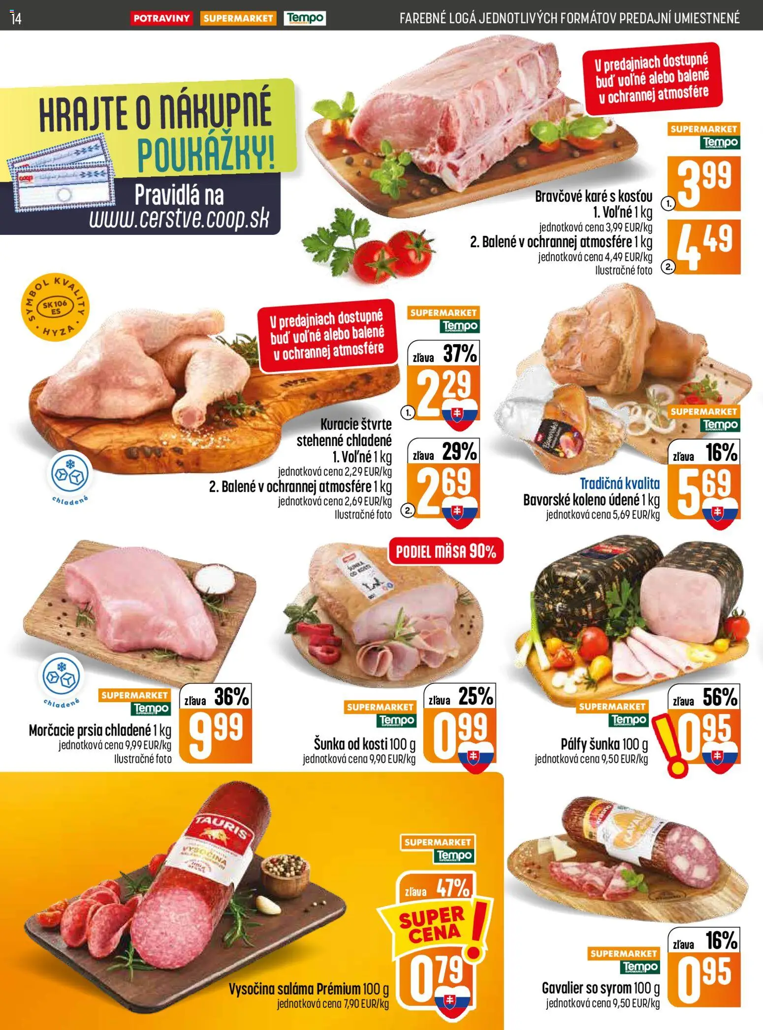 Nové COOP Jednota akcie – leták je platný od 16.07.2026 | Strana: 14