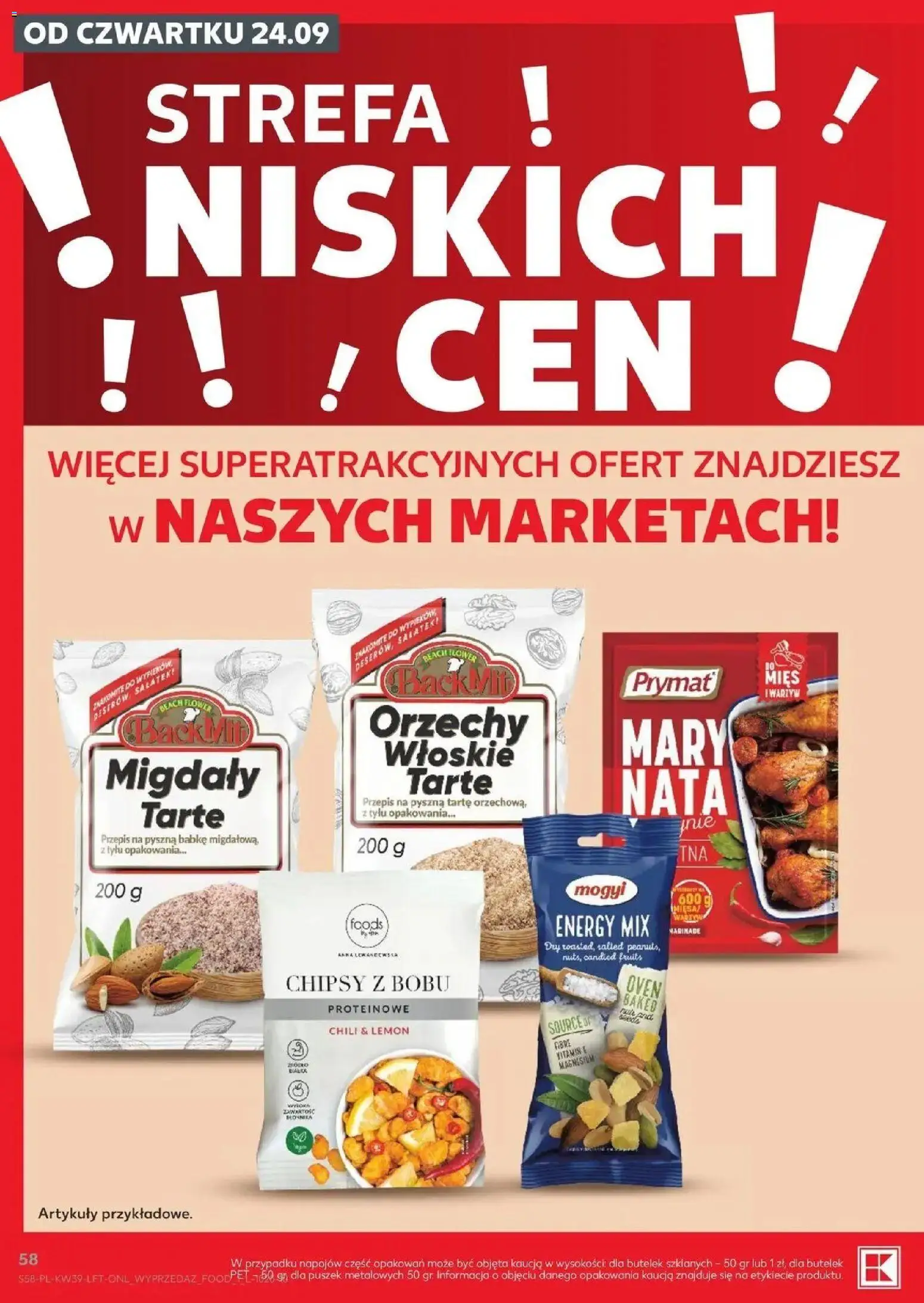 Kaufland gazetka od 24.09.2026 | Strona: 58 | Produkty: Chili, Migdały, Orzechy włoskie, Orzechy