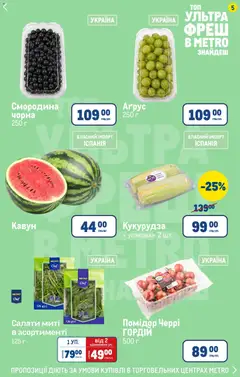 Metro акції дійснийкції з 02.07.2026 | Сторінка: 5 | Товари: Кавун, Кукурудза
