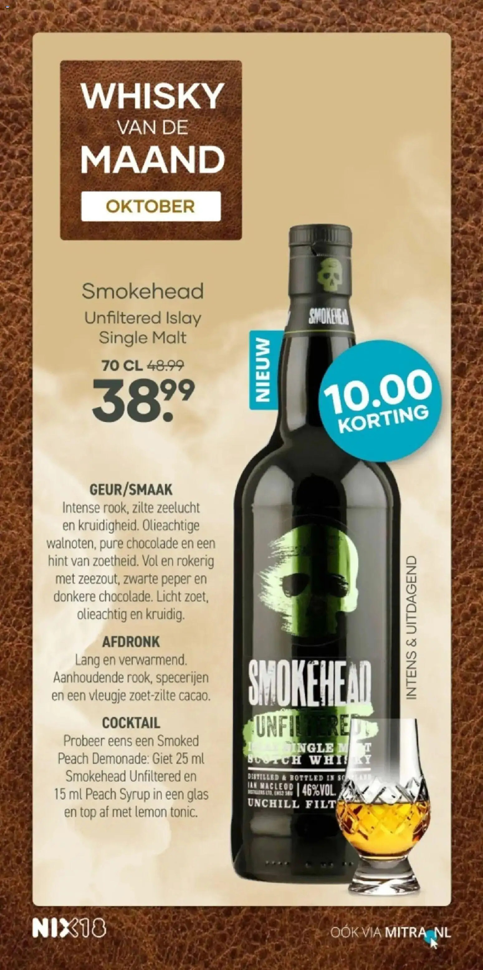 {H1} | Pagina: 7 | Producten: Whisky, Zwarte Peper, Glas, Peper